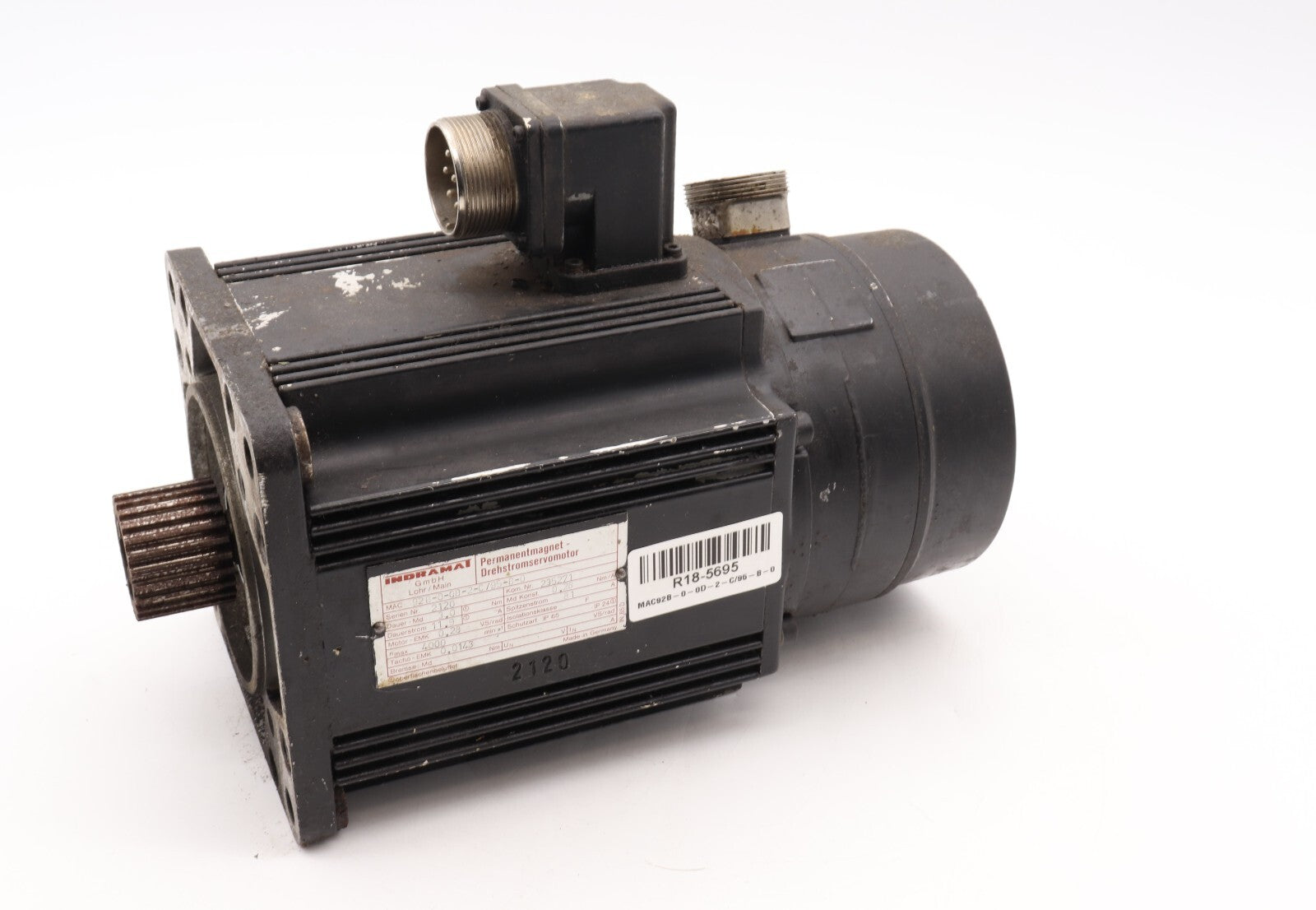 INDRAMAT PERMANENT MAGNET MOTOR MAC92B-0-0D-2-C/95-B-0