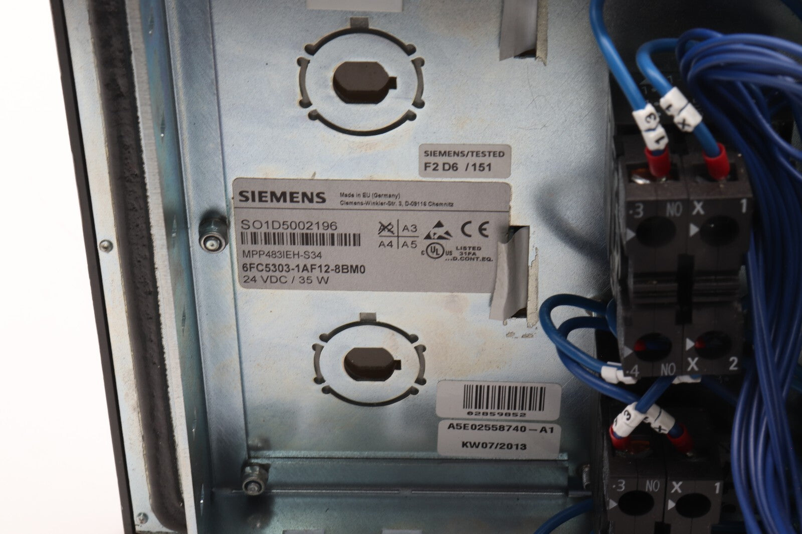 SIEMENS	MPP483IEH-S34	6FC5303-1AF12-8BM0