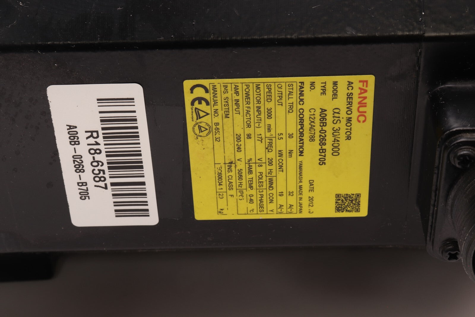 FANUC	AC SERVO MOTOR AIS 30/4000	A06B-0268-B705