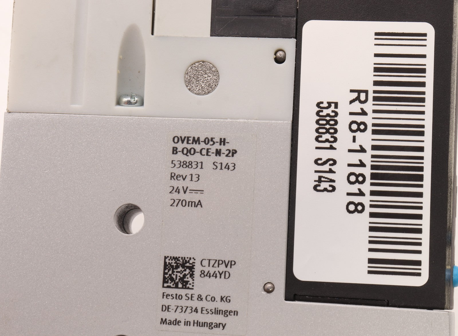FESTO	OVEM-05-H-B-QO-CE-N-2P	538831 S143