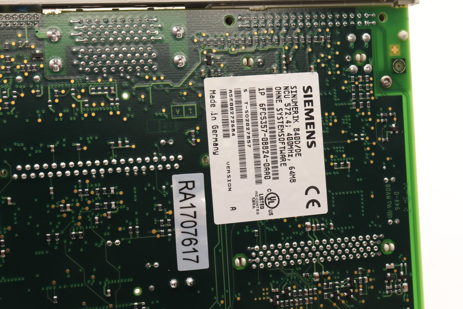 SIEMENS	6FC5357-0BB24-0AA0	SINUMERIK 840D/DE NCU 572.4