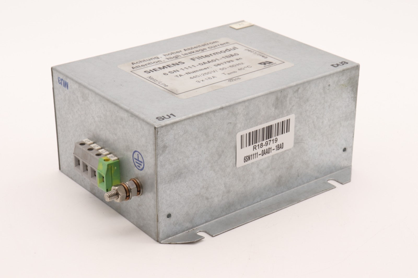 SIEMENS FILTERMODUL 6SN1111-0AA01-1BA0