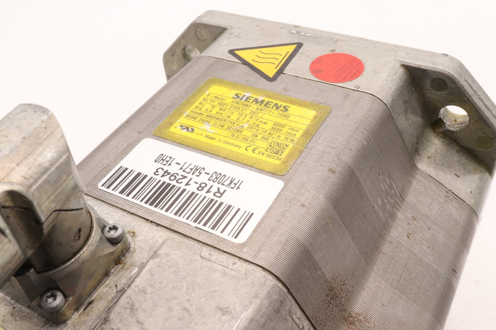 SIEMENS	3 PHASE MOTOR 	1FK7083-5AF71-1EH0