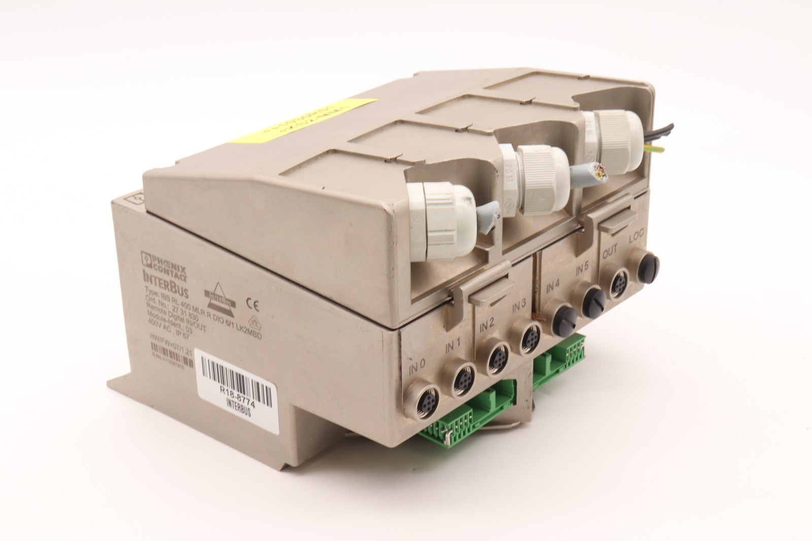 PHOENIX CONTACT INTERBUS IBS RL 400 MLR R DIO 6/1 LK2MBD
