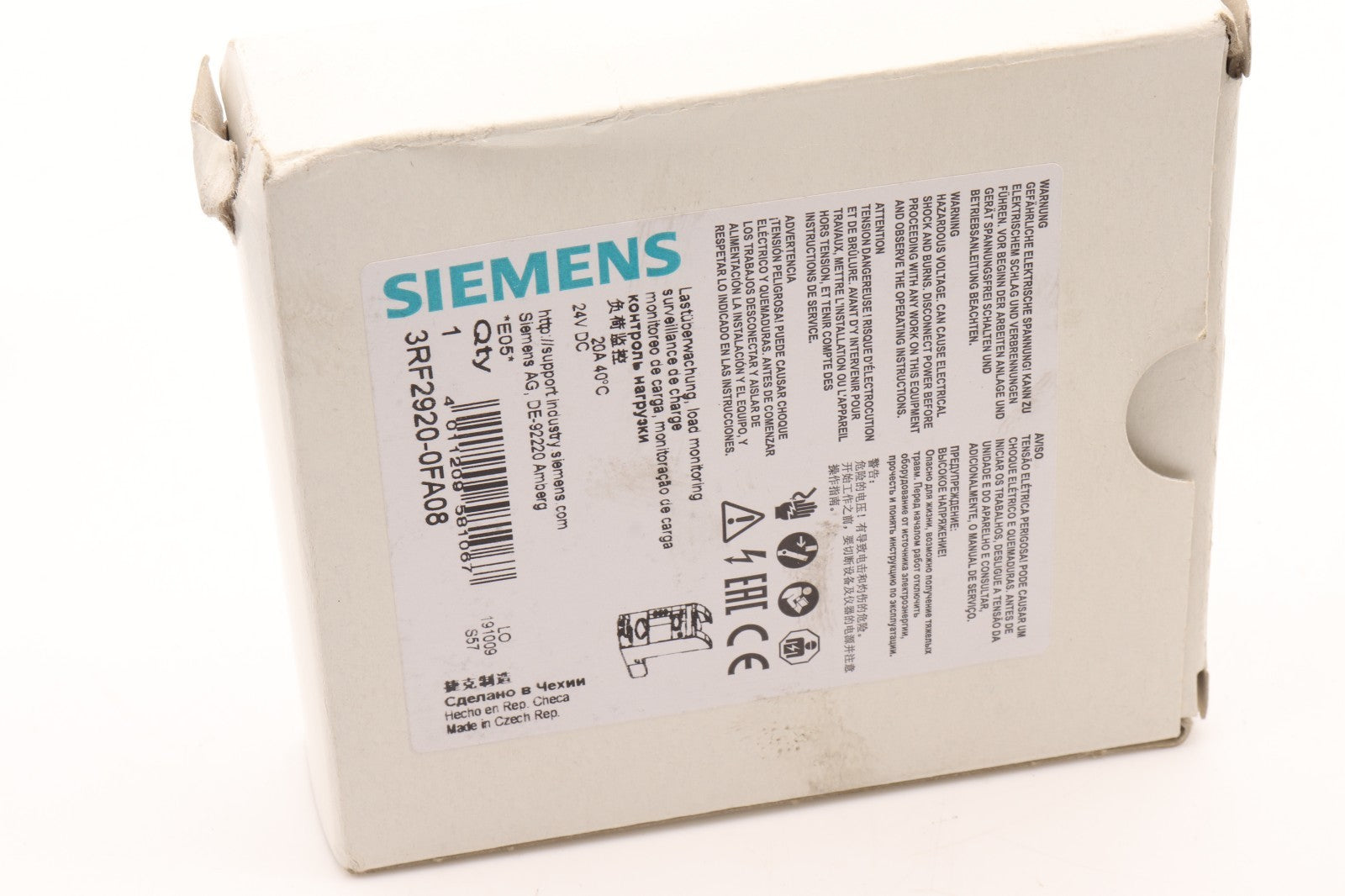 SIEMENS  LOAD MONITORING  3RF2920-0FA08