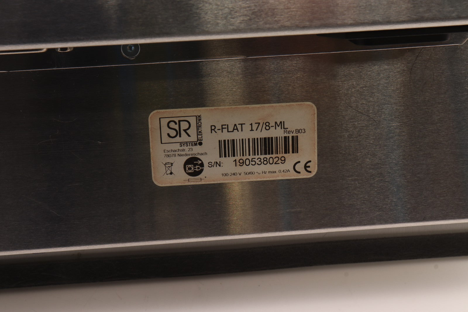 SR SYSTEM ELEKTRONIK	R FLAT 17/8-ML	SR-LINE