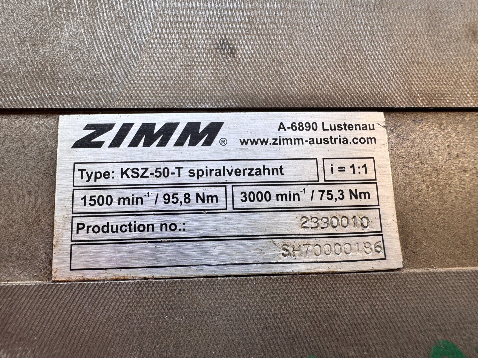 ZIMM	KSZ-50-T 	2330010 SH70000186