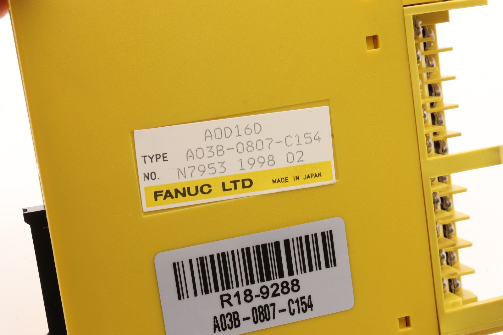 FANUC	A0D16D A03B-0807-C154 R18-9288