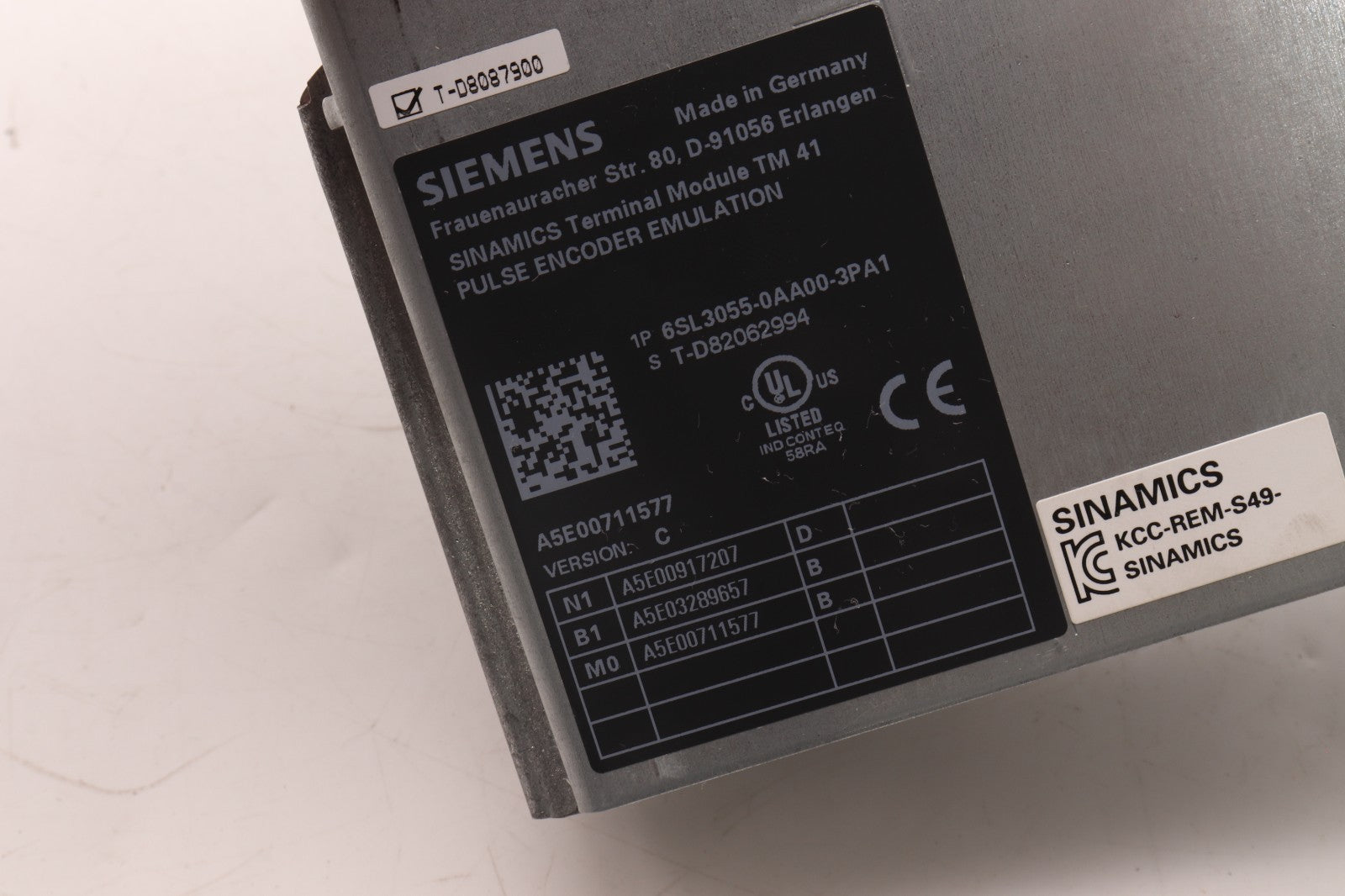 SIEMENS	SINAMICS TERMINAL MODULE TM 41	6SL3055-0AA00-3PA1