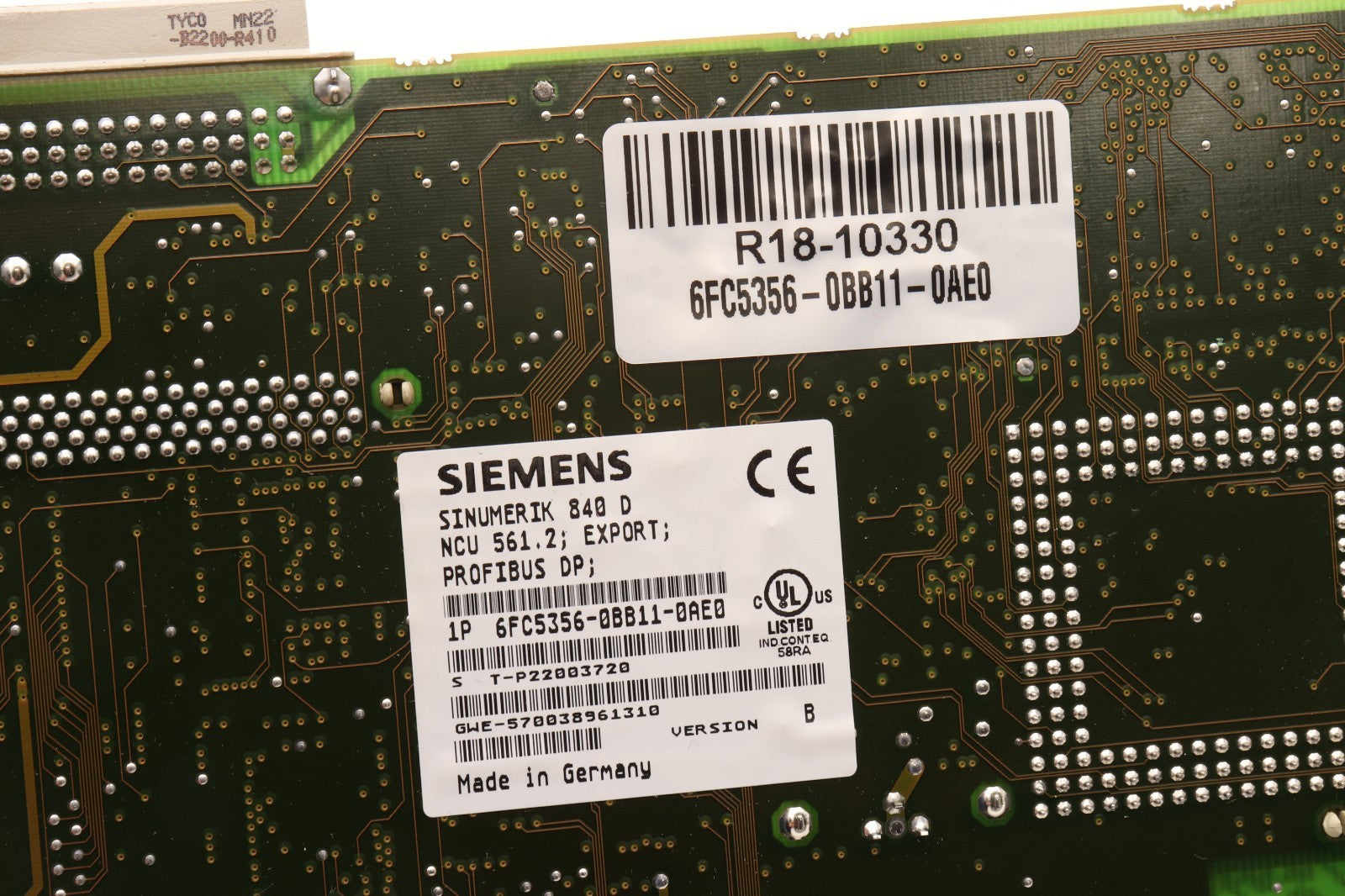 SIEMENS	SINUMERIK 840 D NCU 561.2	6FC5356-0BB11-0AE0