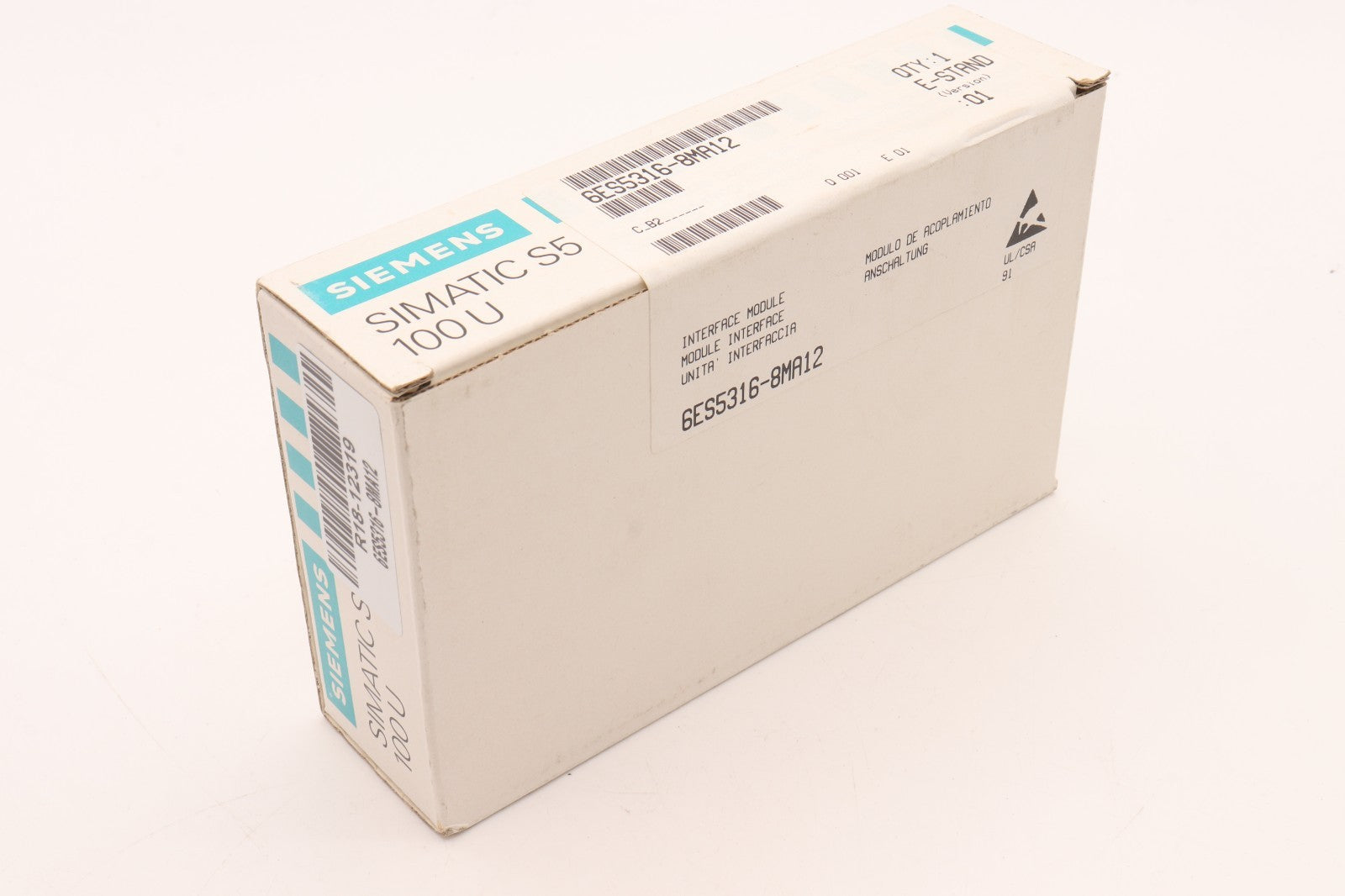 SIEMENS	SIMATIC S5 100 U	6ES5316-8MA12