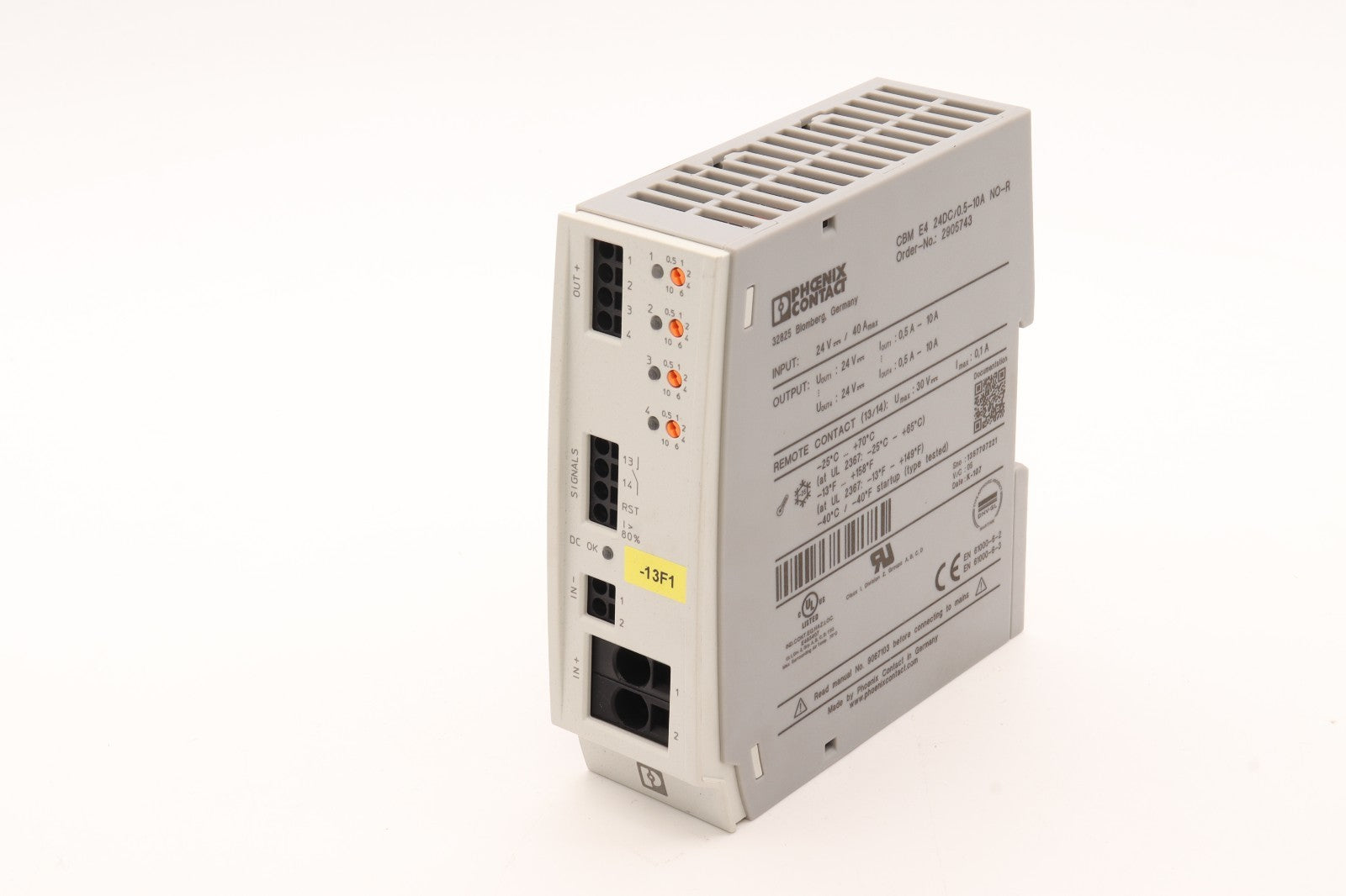 PHOENIX CONTACT	2905743	CBM E4 24DC/0.5-10A NO-R
