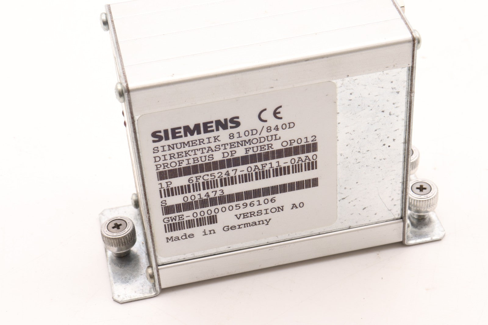 SIEMENS  SINUMERIK 810D/840D DIREKTTASTENMODUL  6FC5247-0AF11-0AA0