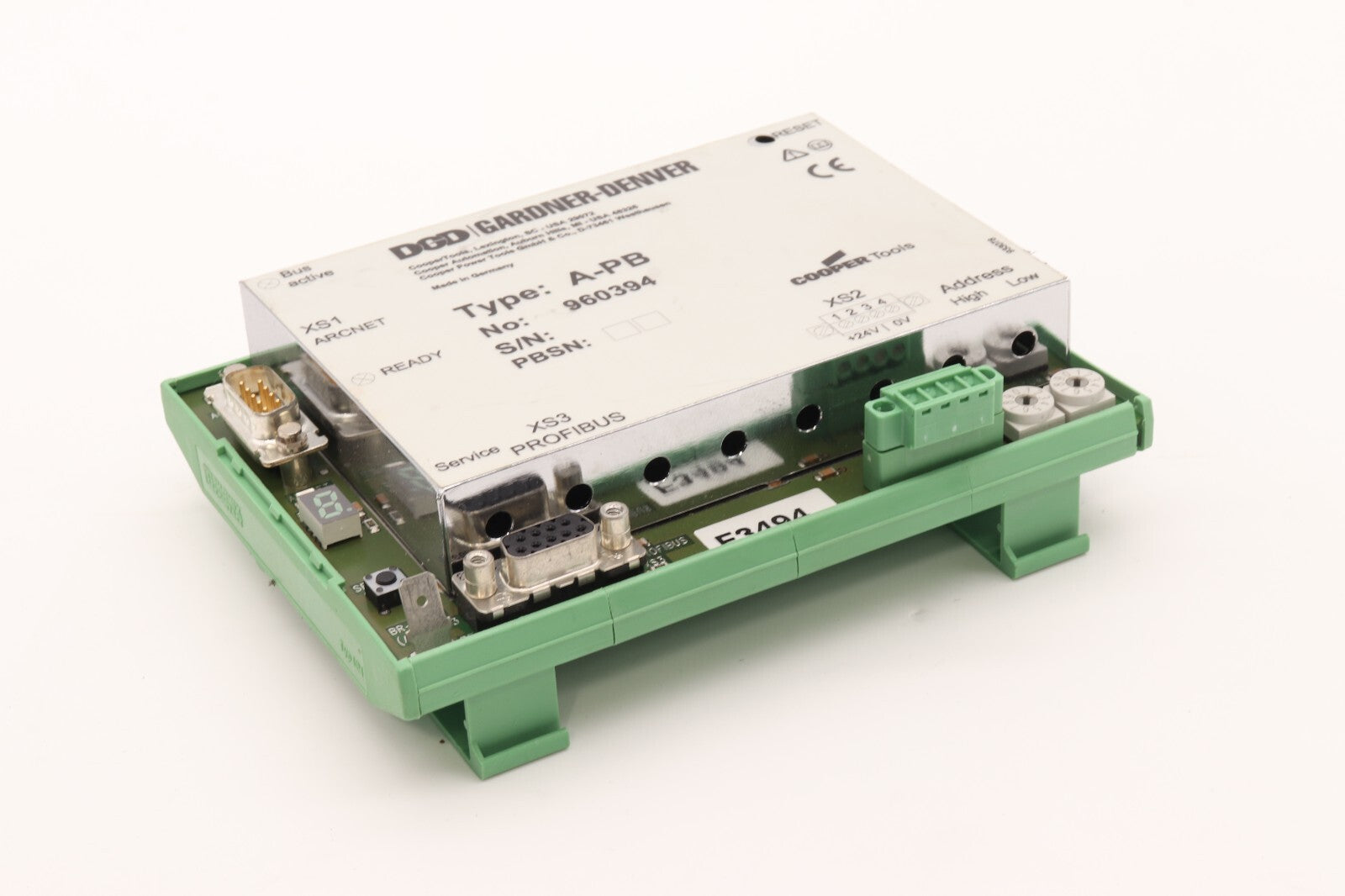 GARDNER-DENER	TYPE: A-PB	NO.: 960394