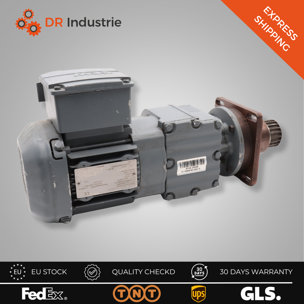 SEW-EURODRIVE 3 PHASE ELECTRO MOTOR RF17DRS71S4/ASB1 01.1359697301.0002.10