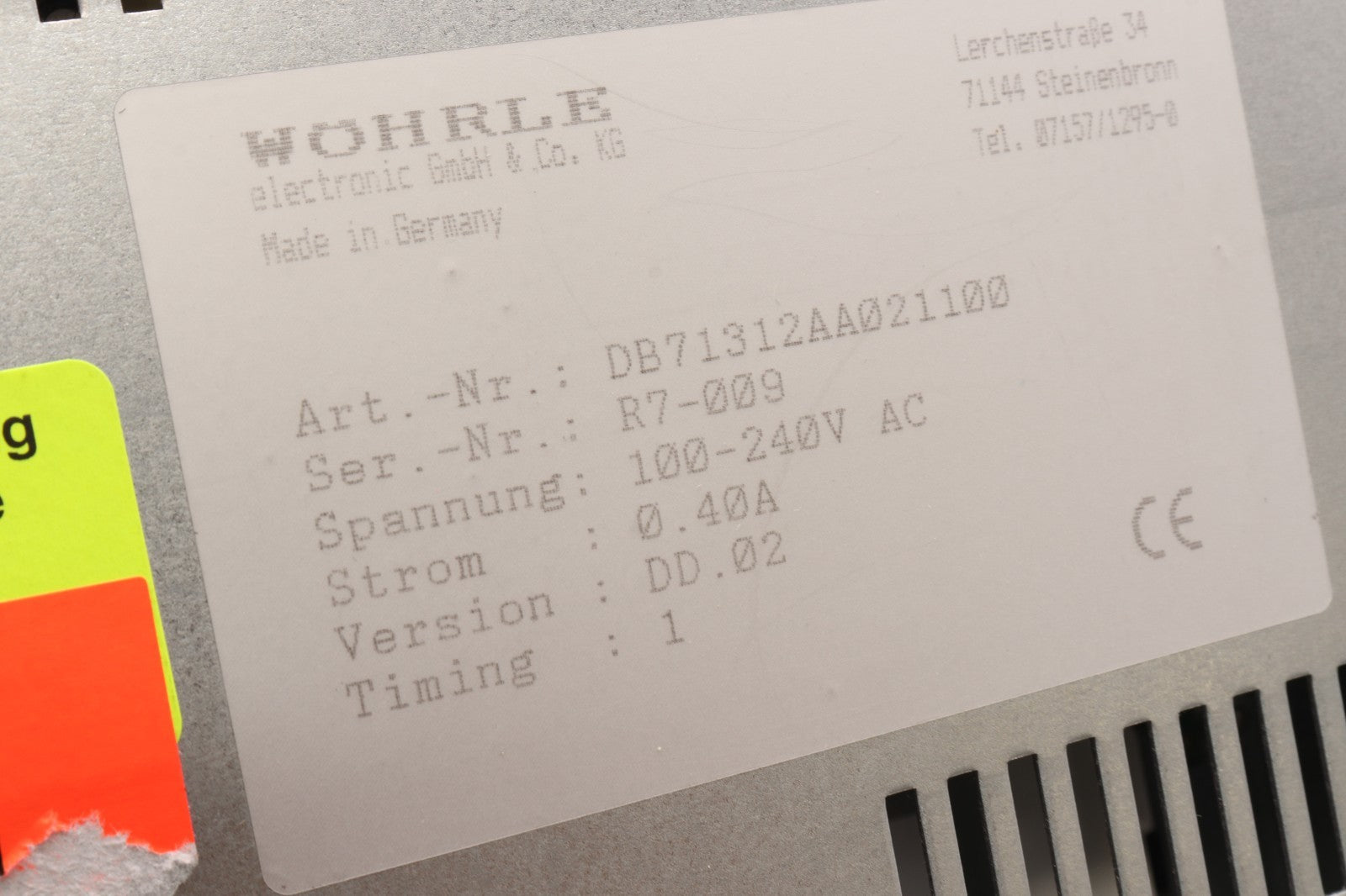 WÖHRLE	DB71312AA021100