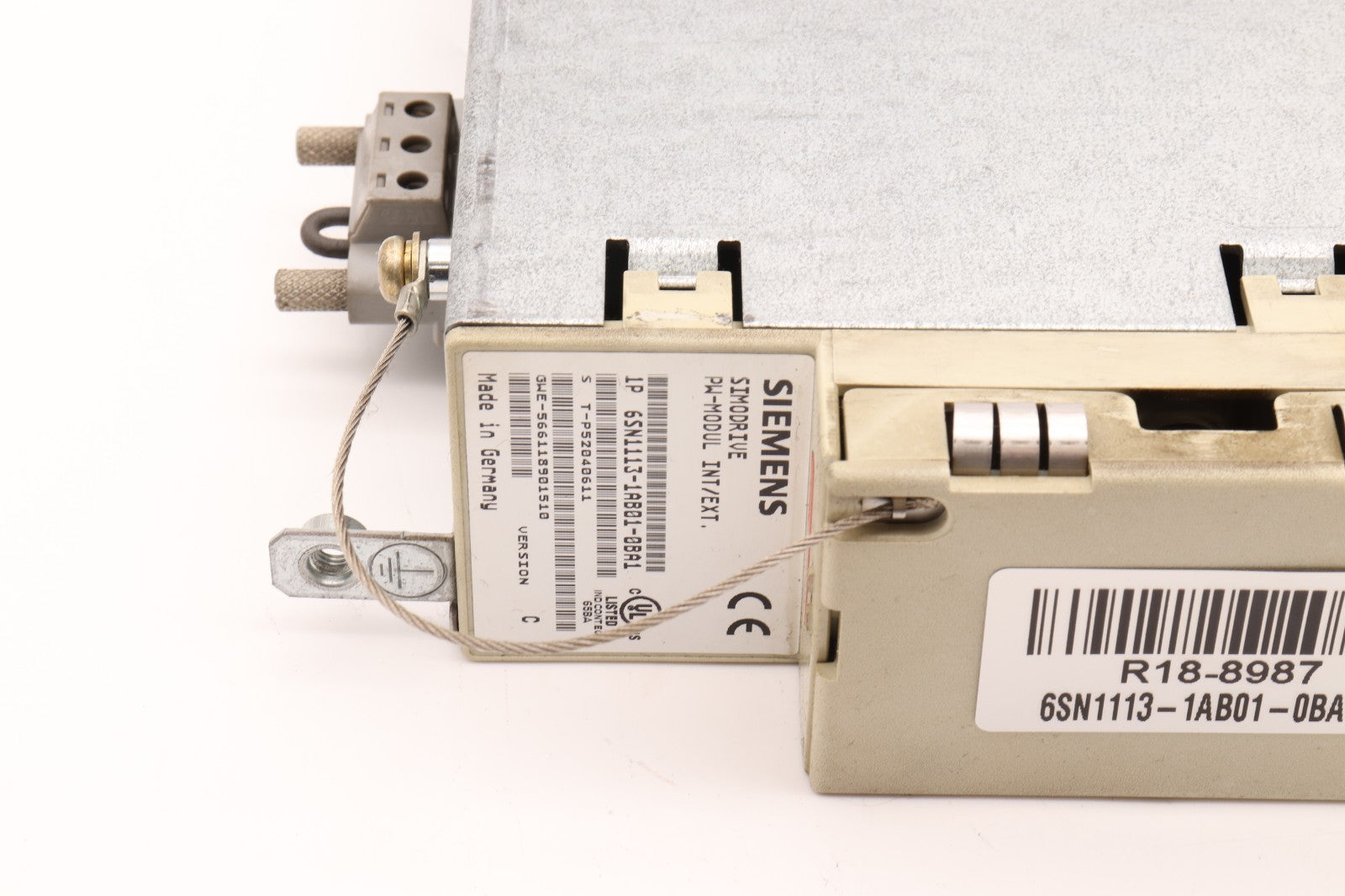 SIEMENS SIMODRIVE PW-MODUL INT/EXT. 6SN1113-1AB01-0BA1