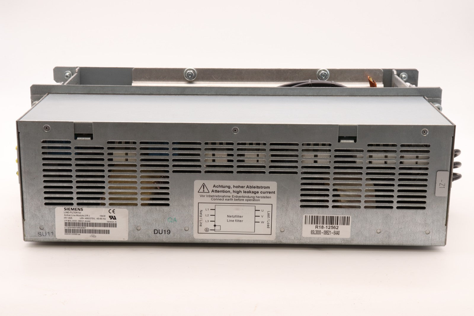 SIEMENS	LINE-FILTER FOR I/R	6SL3000-0BE21-6AA0