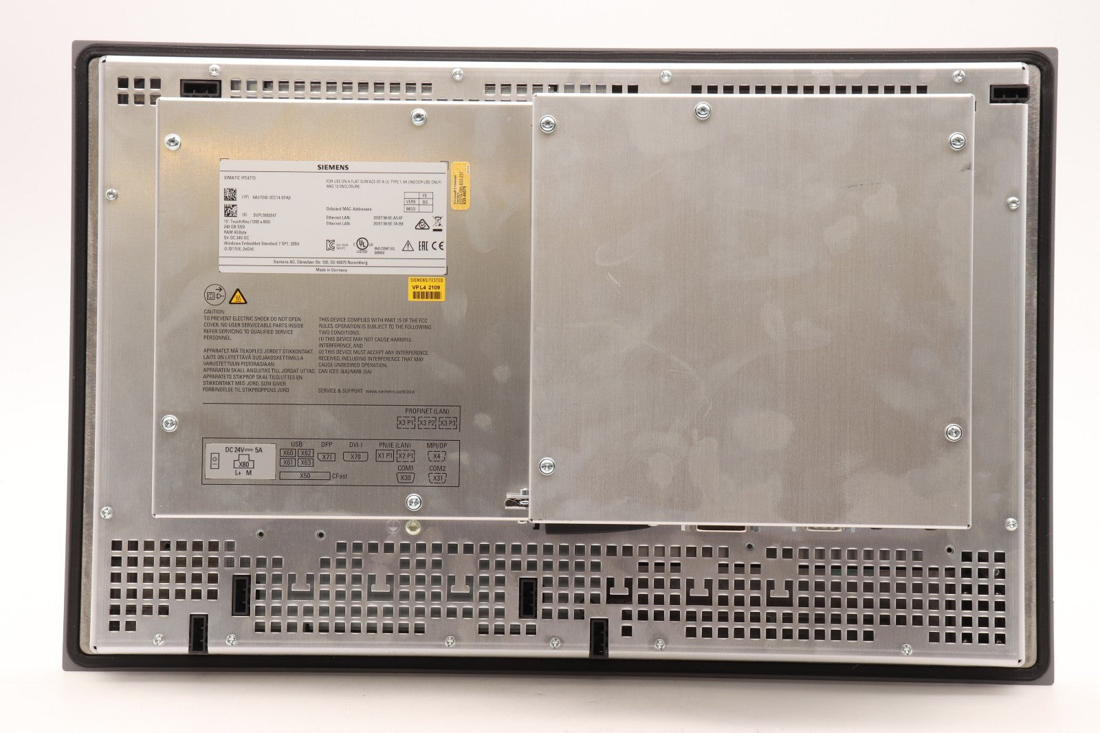 SIEMENS	SIMATIC IPC477D	6AV7240-3CC14-0PA0