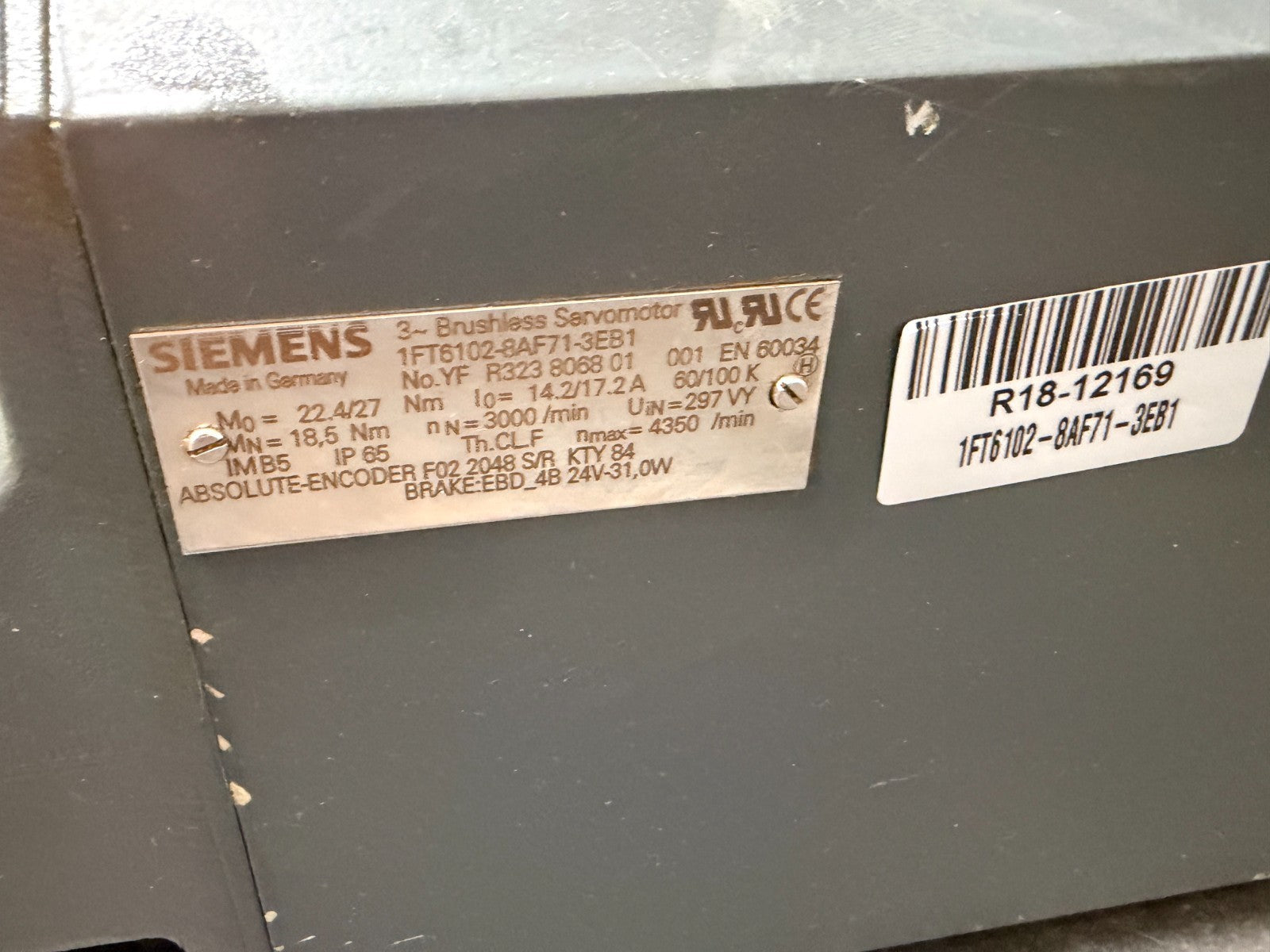 SIEMENS	1FT6102-8AF71-3EB1