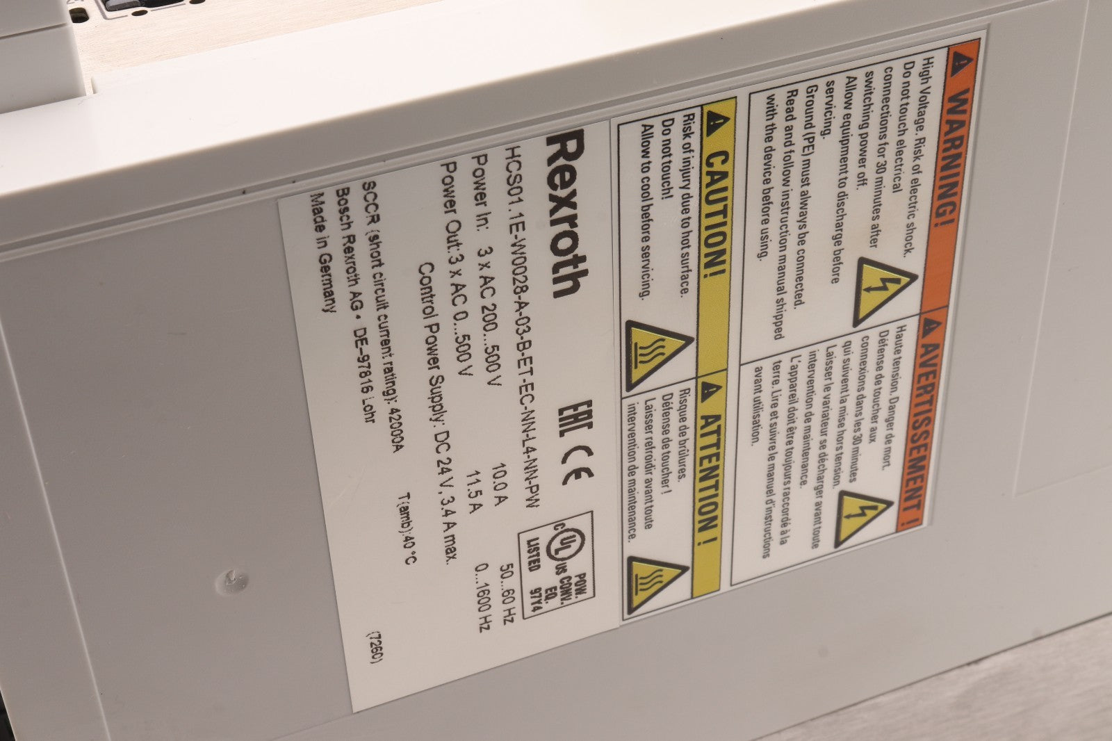 REXROTH	HCS01.1E-W0028-A-03-B-ET-EC-NN-L4-NN-PW