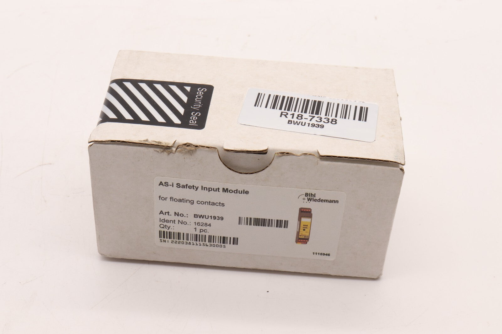BIHL+WIELDMANN AS-I SAFETY INPUT MODULE	BWU1939