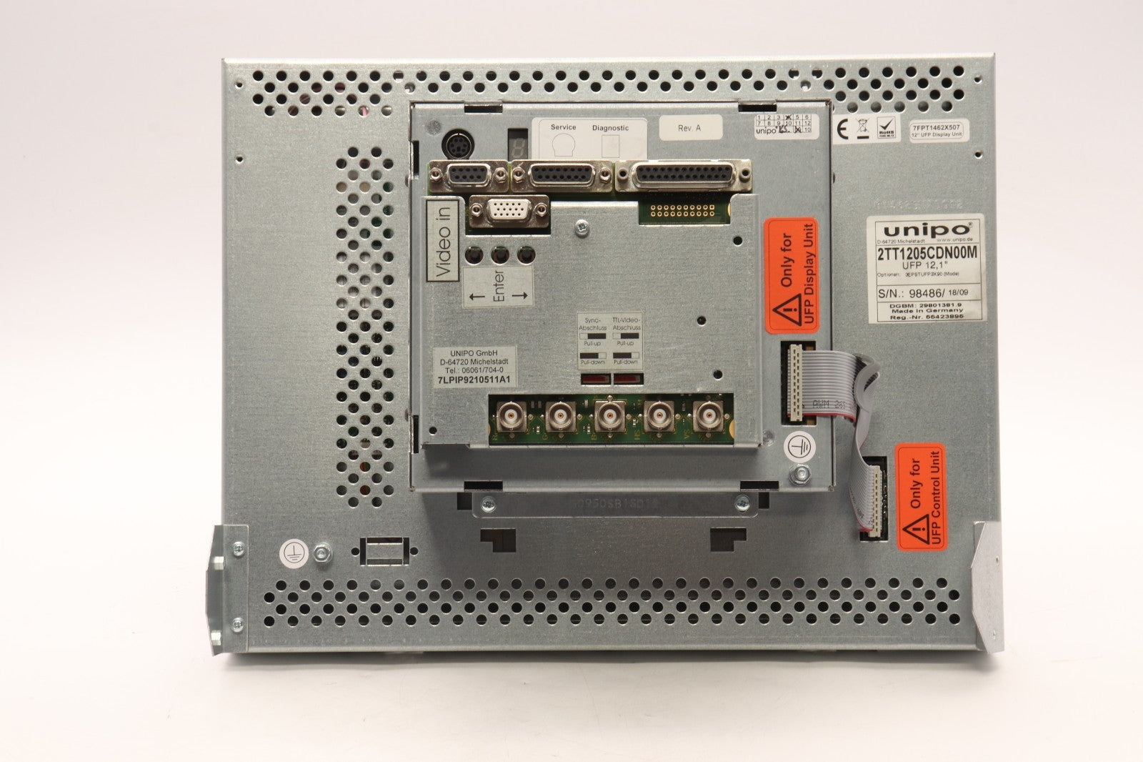UNIPO	2TT1205CDN00M UFP 12,1 7LPIP9210511A1	UFP CONTROL UNIT 7BXUFP03GH00