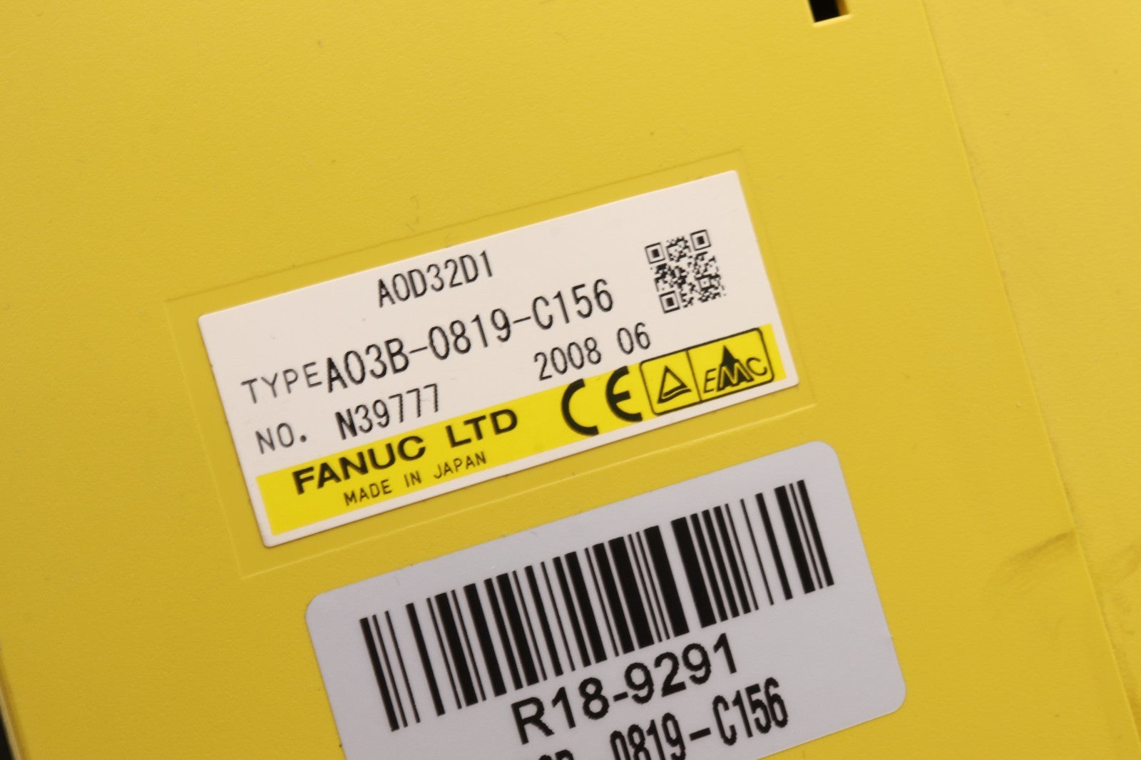 FANUC	A0D32D1 A03B-0819-C156  R18-9291