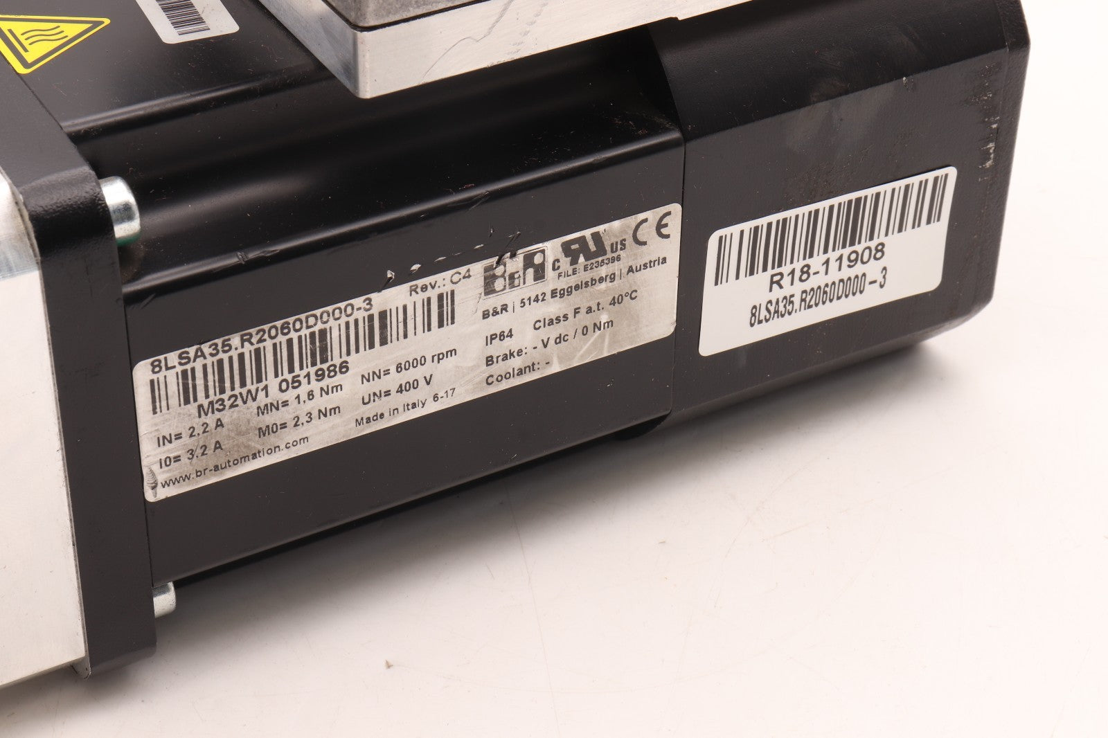 B&R	8LSA35.R2060D000-3	M32W1 051986 DÜRR L10017220T