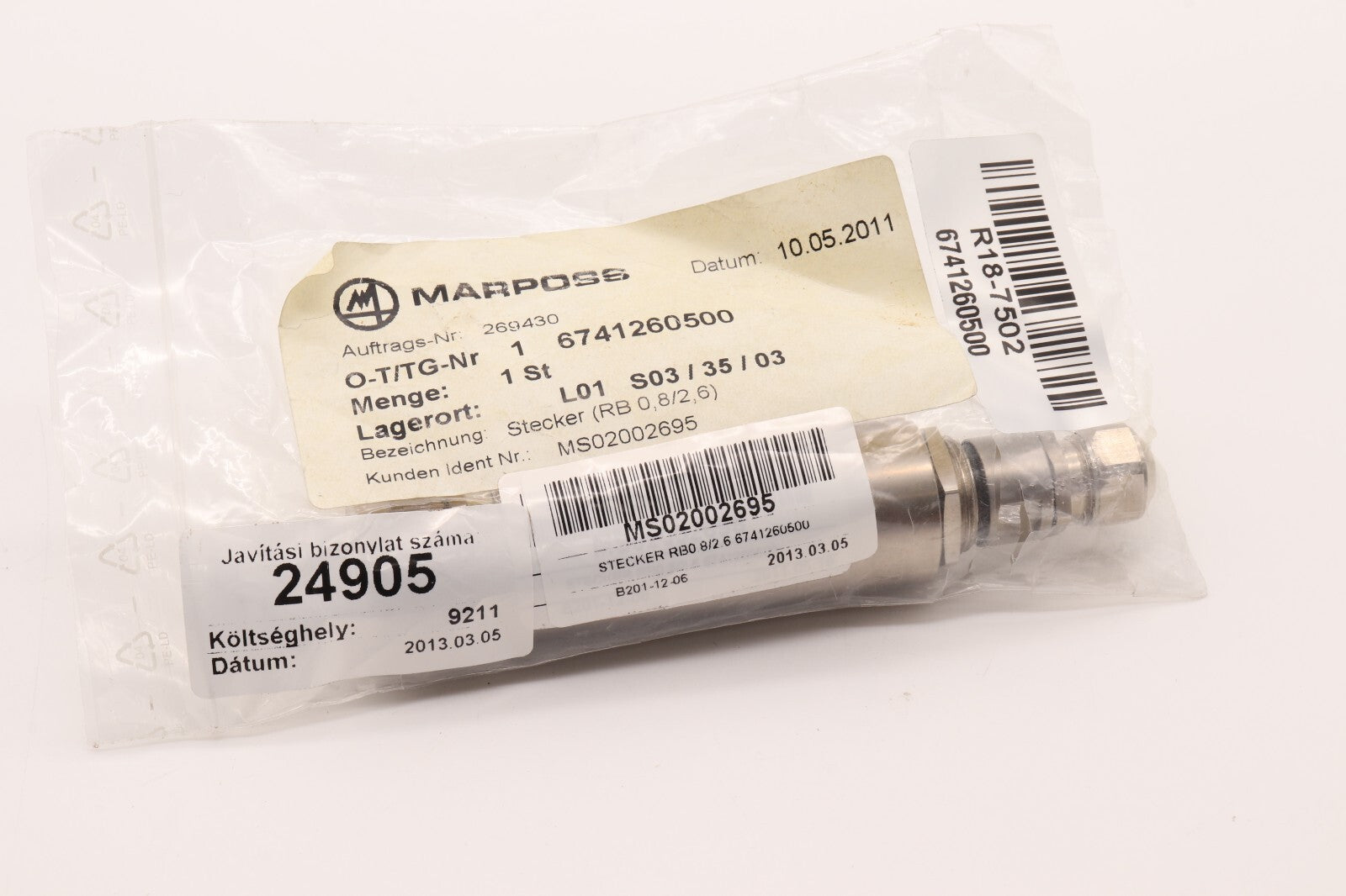 MARPOSS	STECKER	6741260500