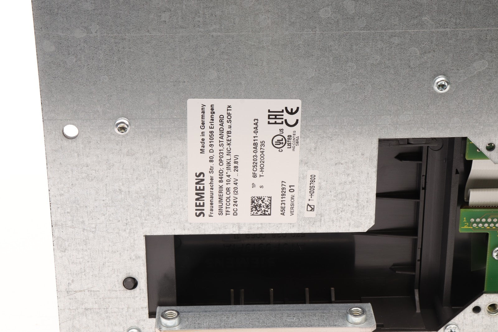 SIEMENS  840D OP031  TFT  10,4"  CONVER 6FC5247-0AA17-0AA1 6FC5203-0AB11-0AA3