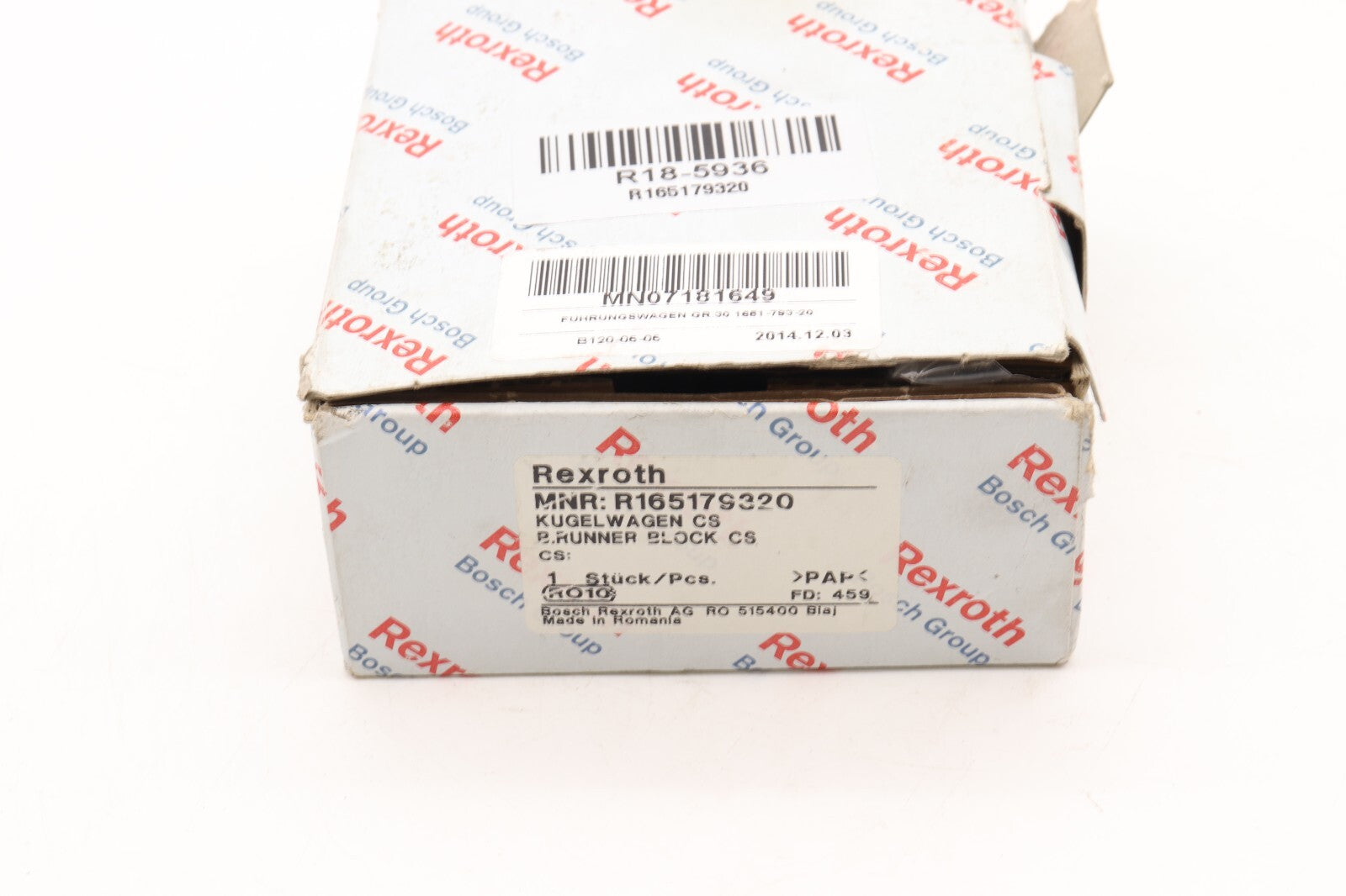 REXROTH B.RUNNER BLOCK CS R165179320