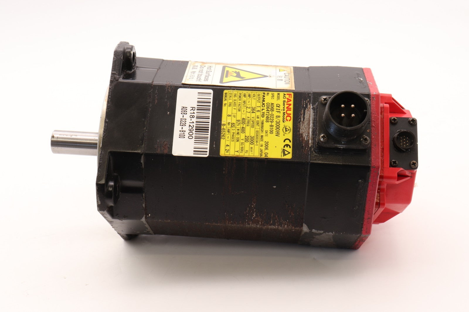 FANUC  	AC SERVO MOTOR	A06B-0229-B100