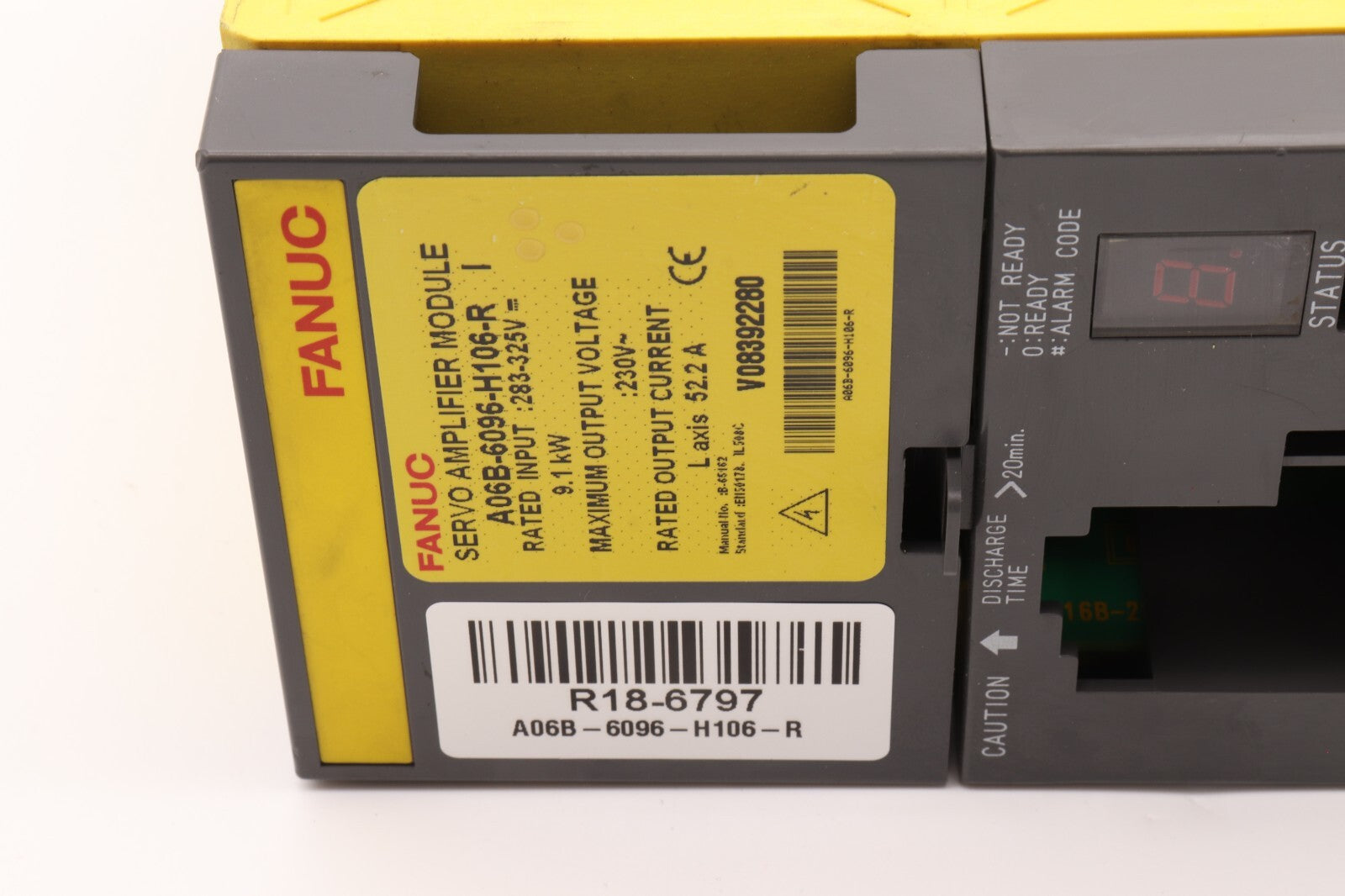 FANUC	SERVO AMPLIFIER MODULE A06B-6096-H106-R