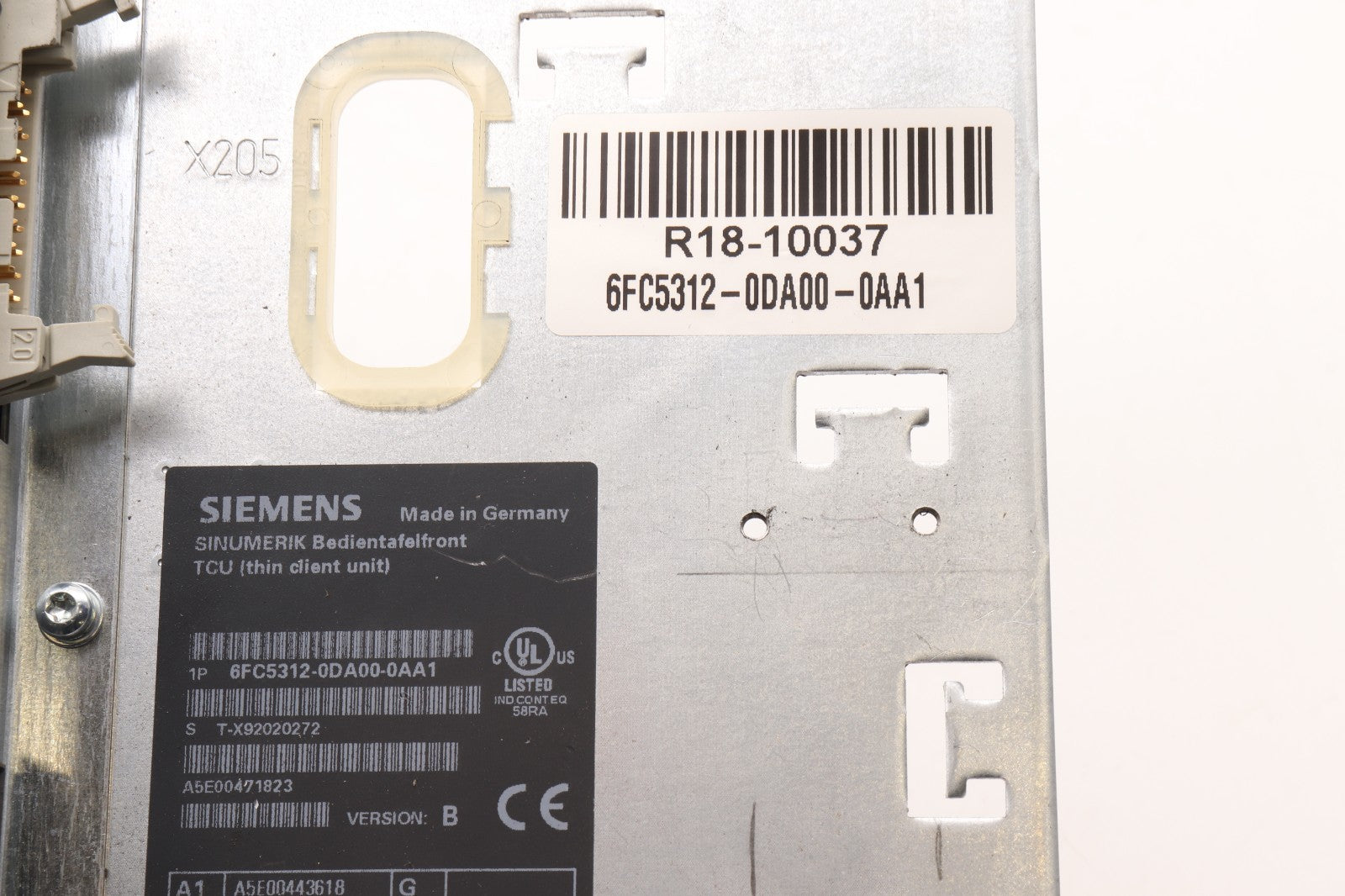 SIEMENS SINUMERIK TCU	6FC5312-0DA00-0AA1