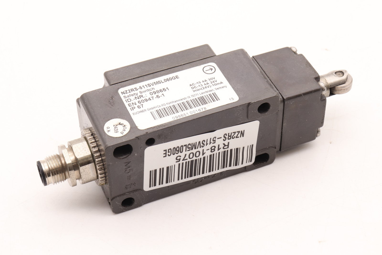 EUCHNER	NZ2RS-511SVM5L060GE	ID NR: 098651