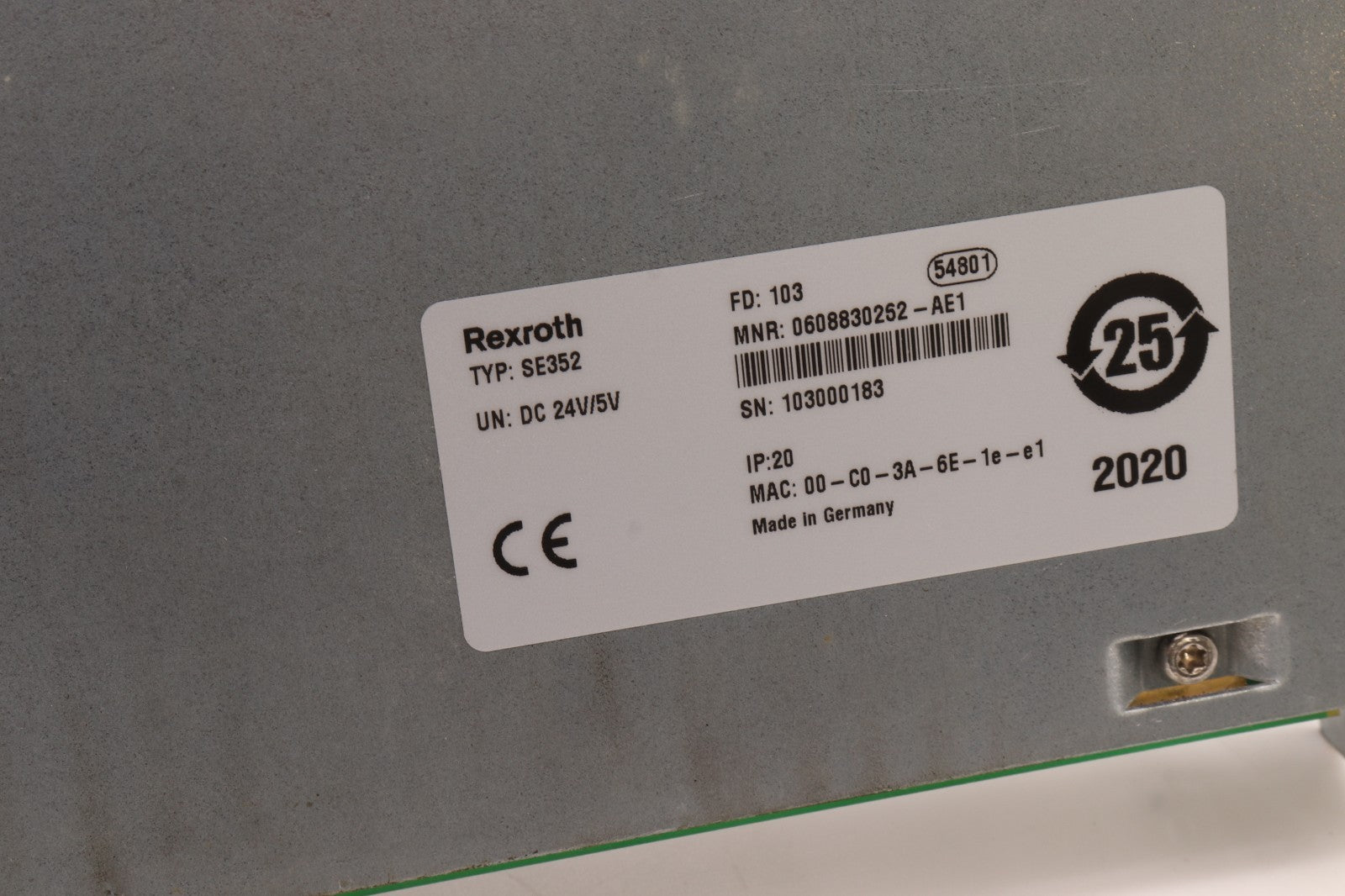 REXROTH 	TYP: SE352	MNR: 0608830252