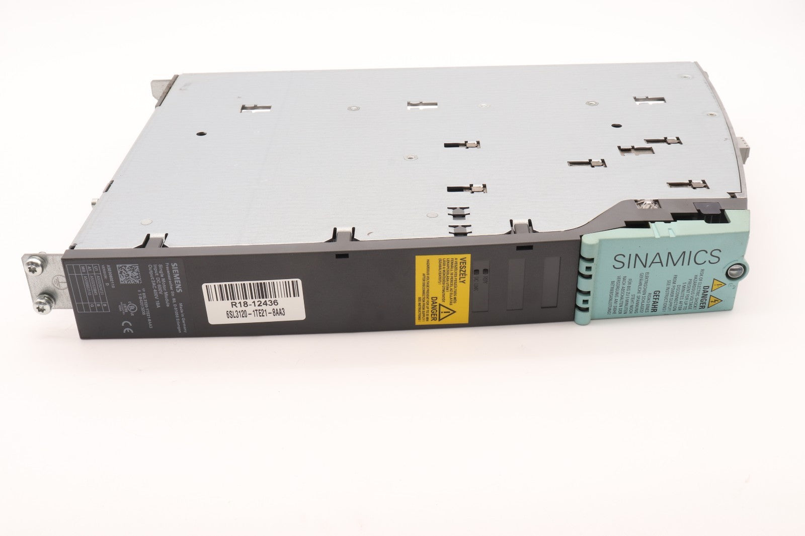 SIEMENS	SINGLE MOTOR MODULE	6SL3120-1TE21-8AA3
