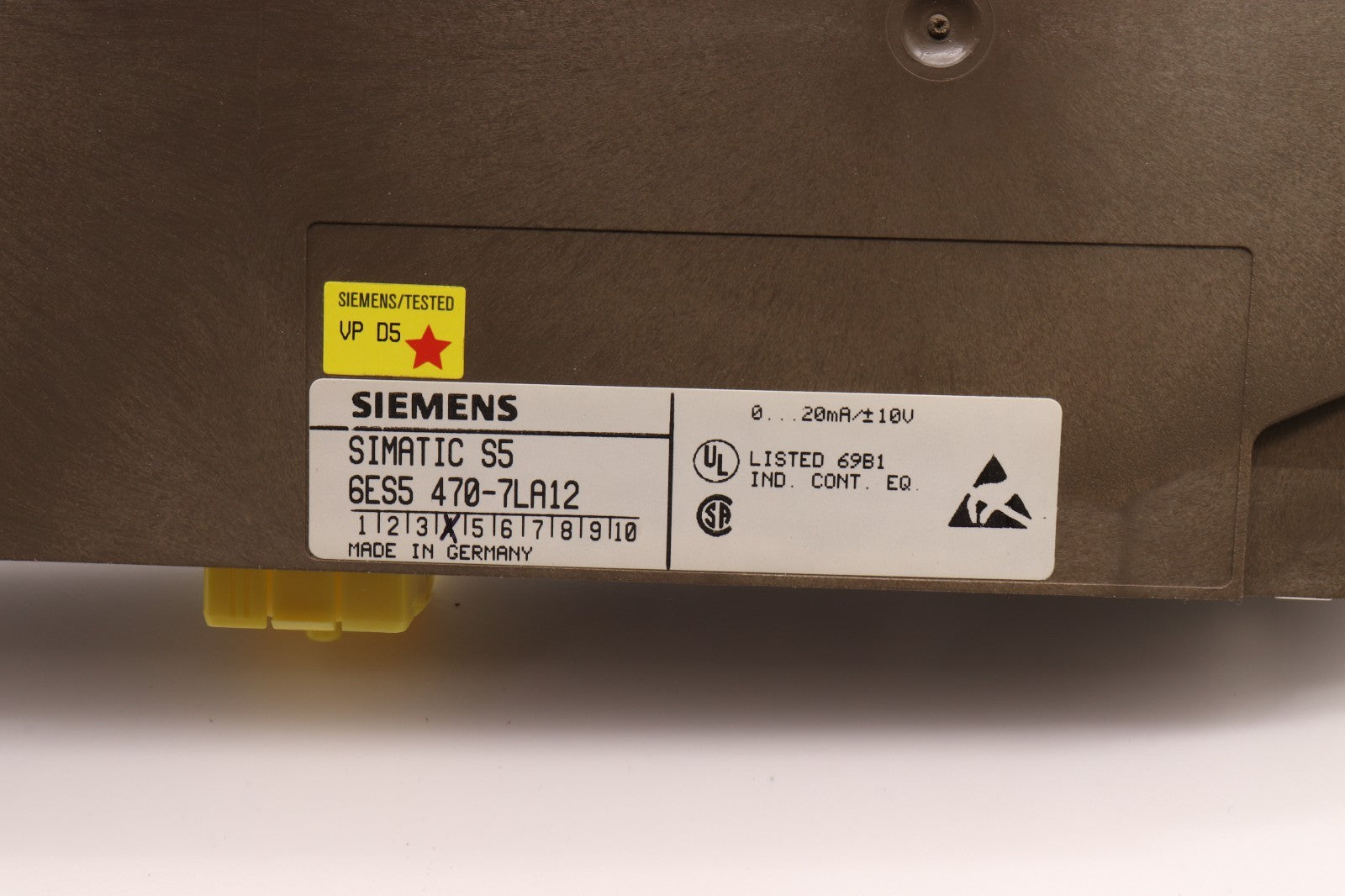 SIEMENS	SIMATIC S5	6ES5470-7LA12