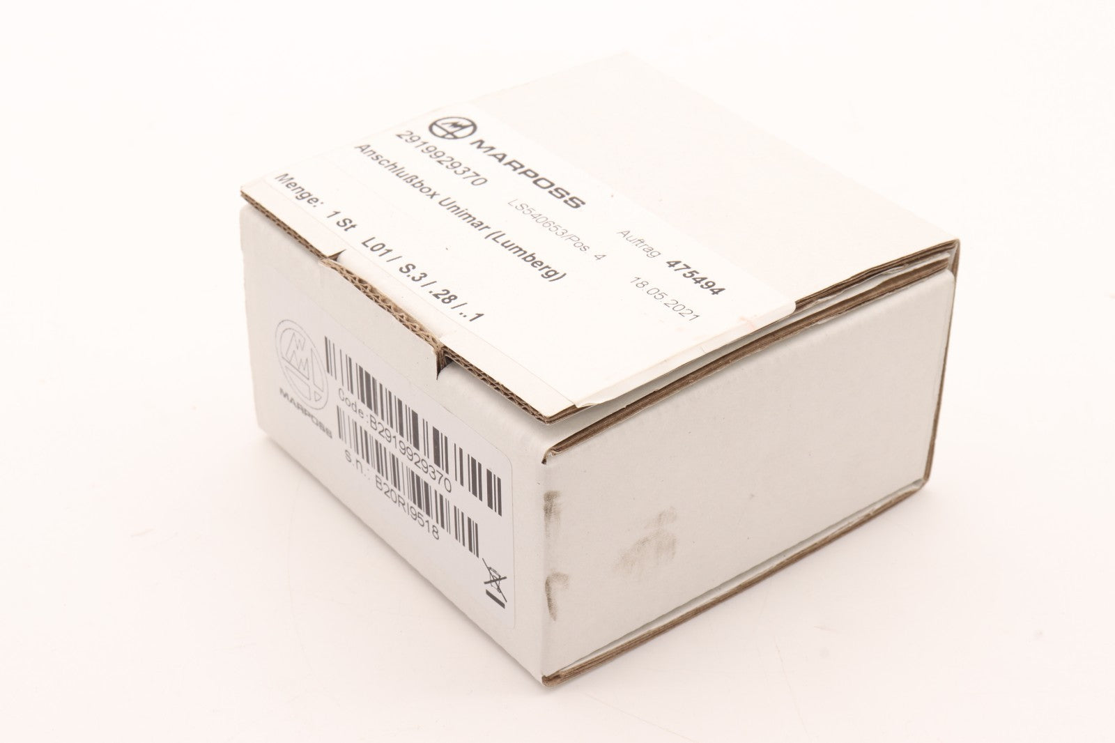 MARPOSS	2919929370 ANSCHLUBOX UNIMAR LUMBERG	LS540653/POS 4