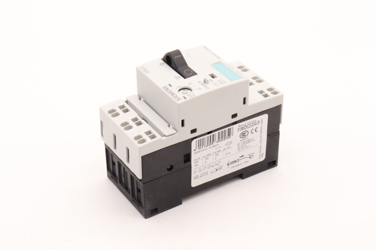 SIEMENS	CIRCUIT BRAKER	3RV1011-1CA20