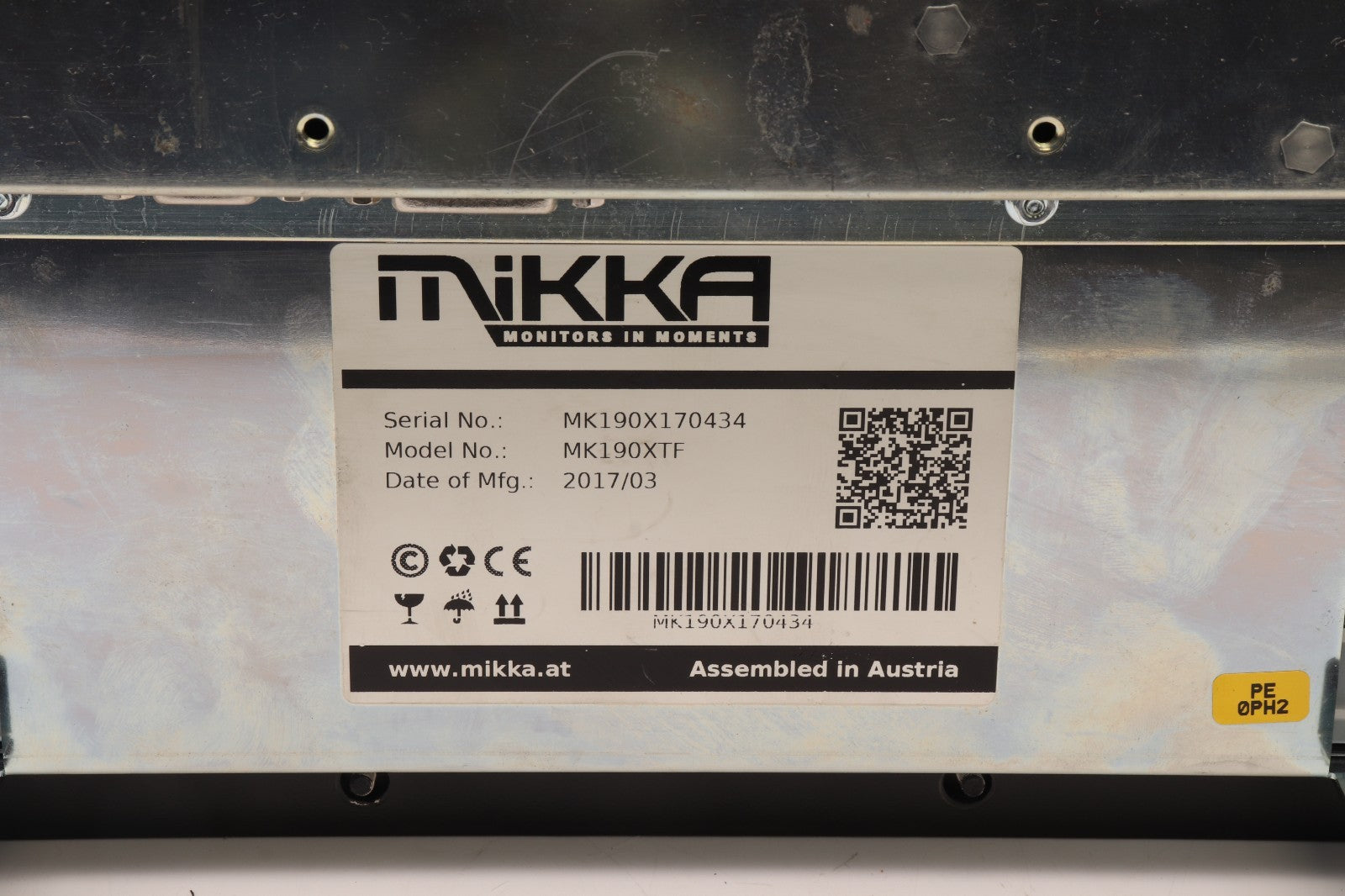 MIKKA	 MK190XTF	TFT DISPLAY
