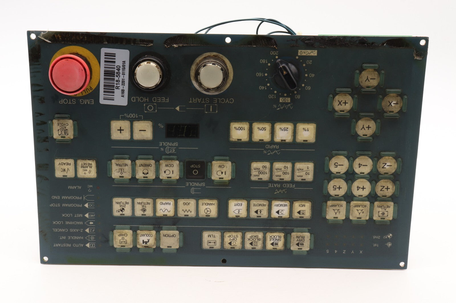 Fanuc CONTROL PANEL A16B-2201-0115/01A