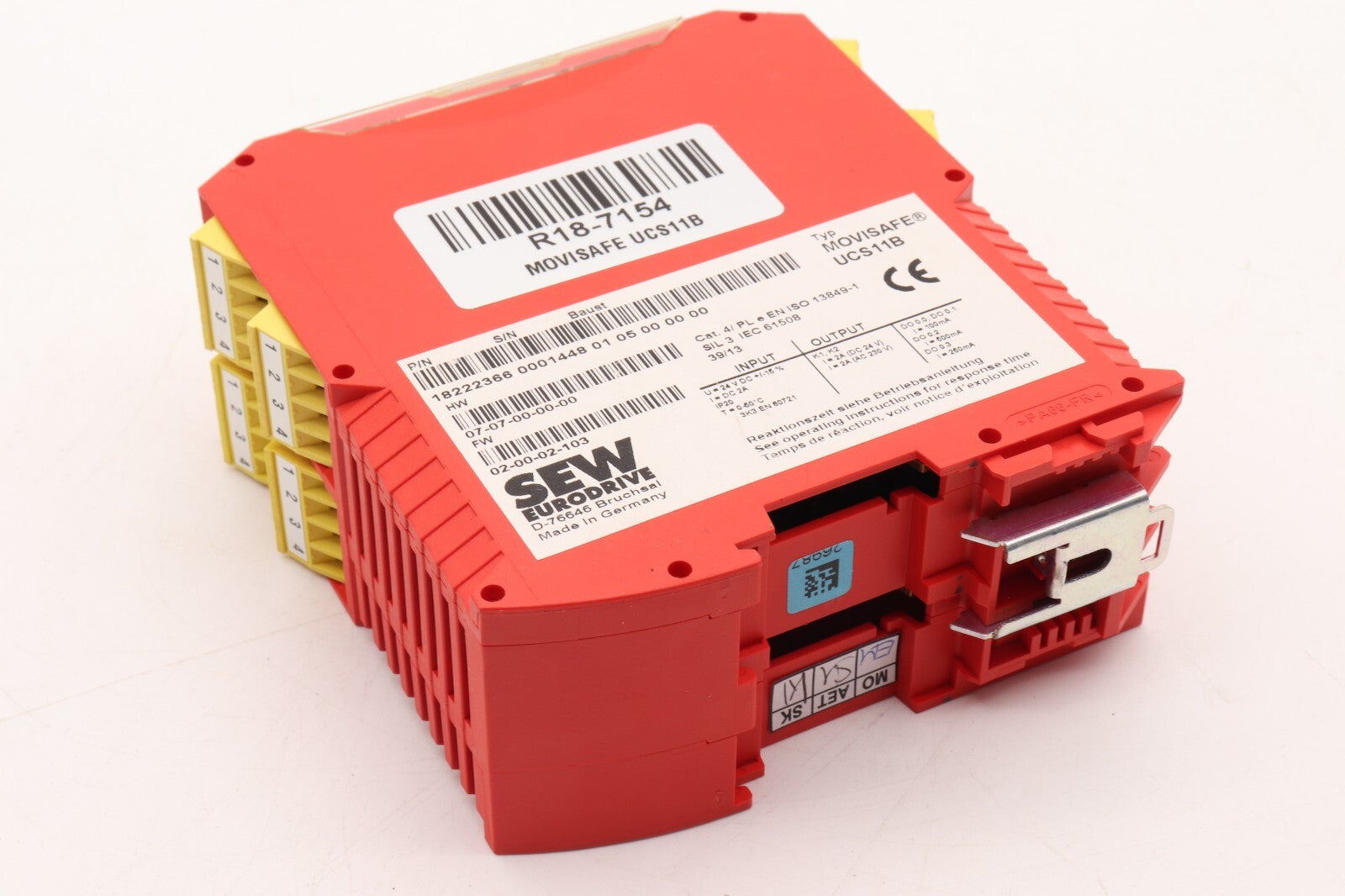 SEW EURODRIVE MOVISAFE UCS11B 1822366 0001448 01 05 00 00 00