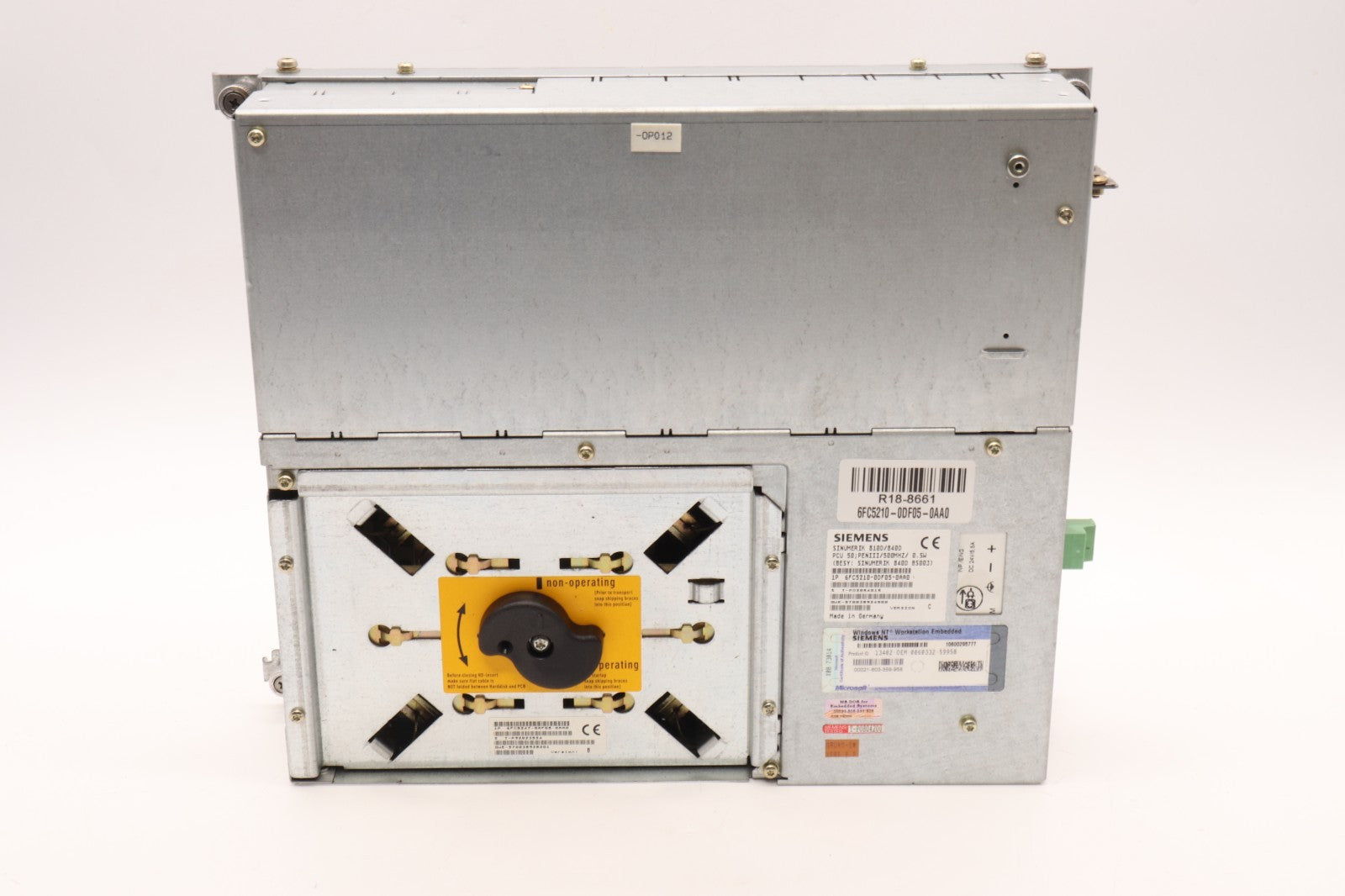 SIEMENS SINUMERIK 810/840D PCU 50 FC5210-0DF05-0AA0