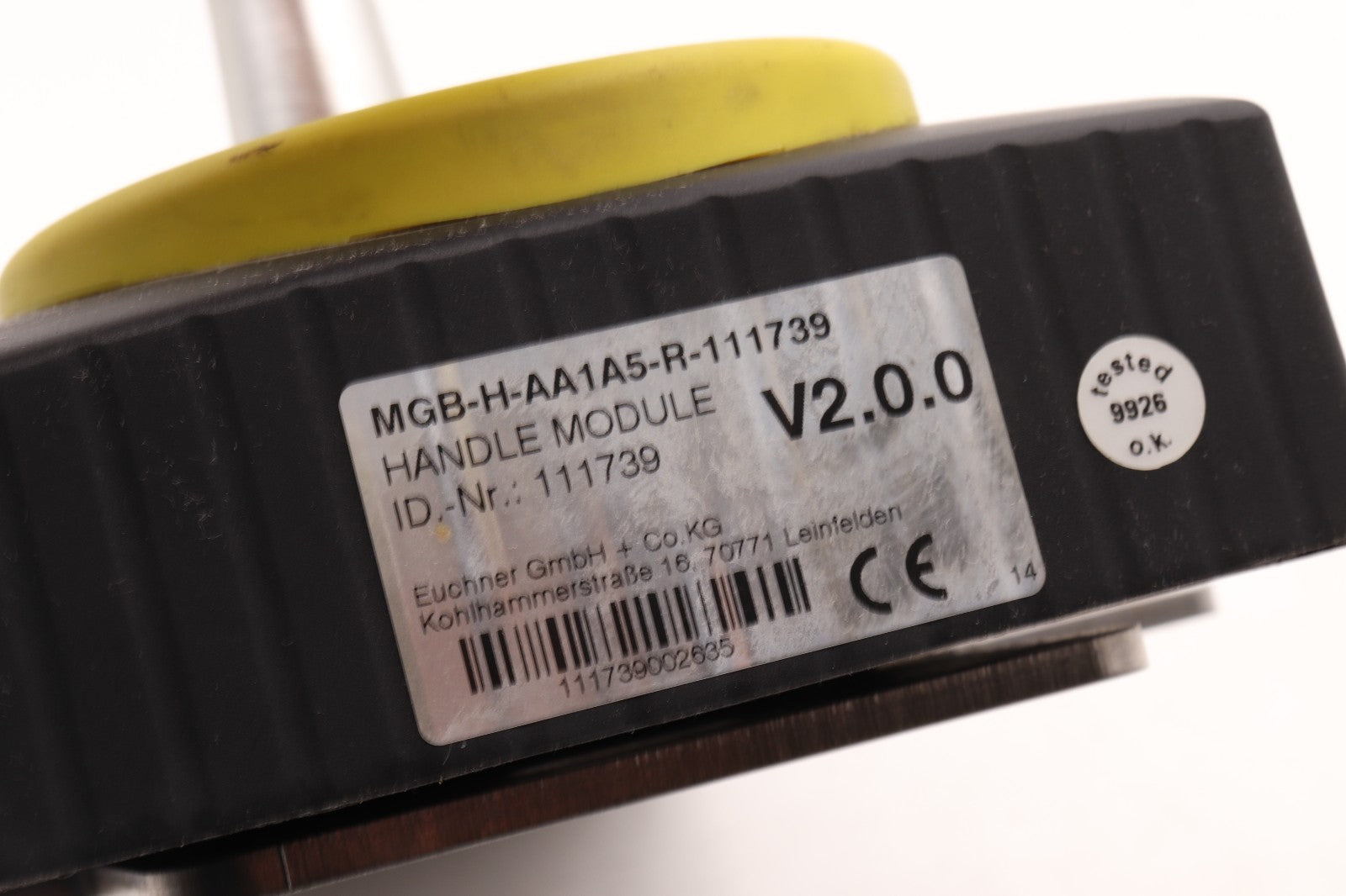 EUCHNER	MGB-L1-ARA-AC4A1-S1-R-111101 MGB-H-AA1A5-R-111739