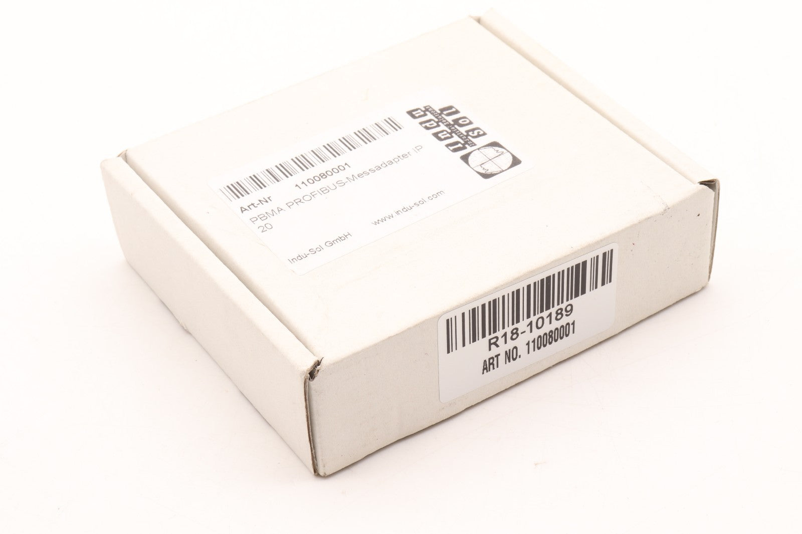 INDU SOL	PBMA PROFIBBUS-MESSADAPTER IP 20	ART NO. 110080001