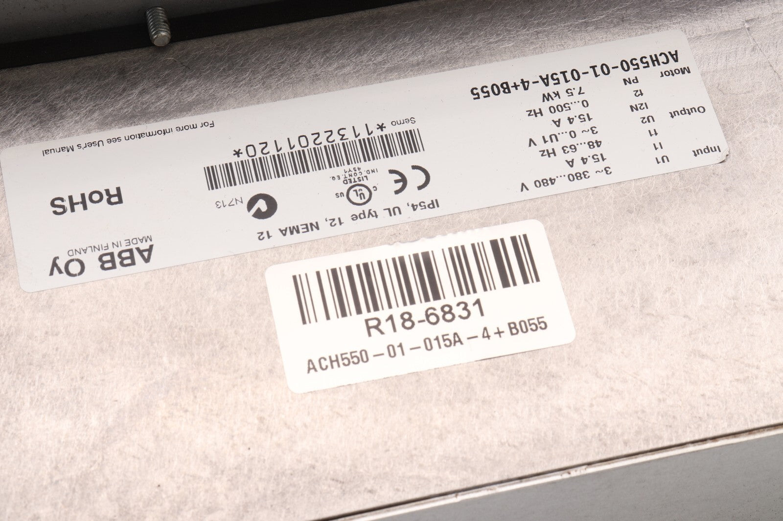 ABB ACH550-01-015A-4+B055