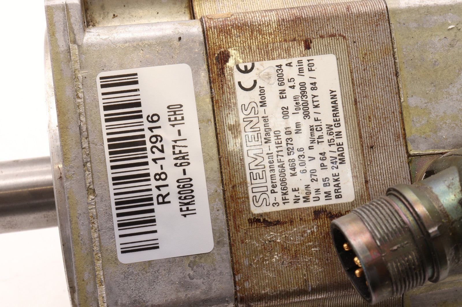 SIEMENS	3 PERMANENT MAGNET MOTOR	1FK6060-6AF71-1EH0