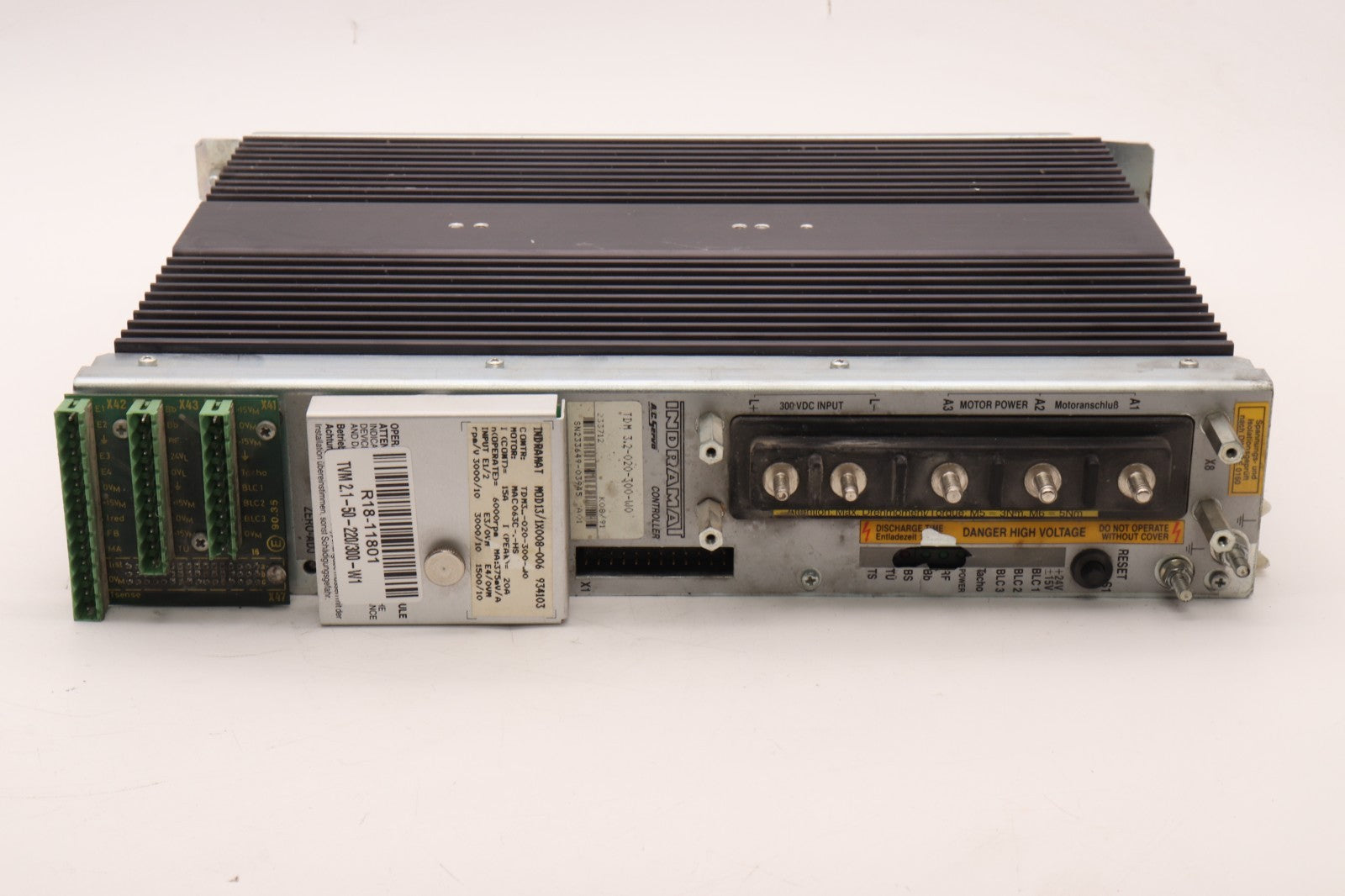 INDRAMAT	  POWER SUPPLY 	TVM 2.1-50-220/300-W1-220/380